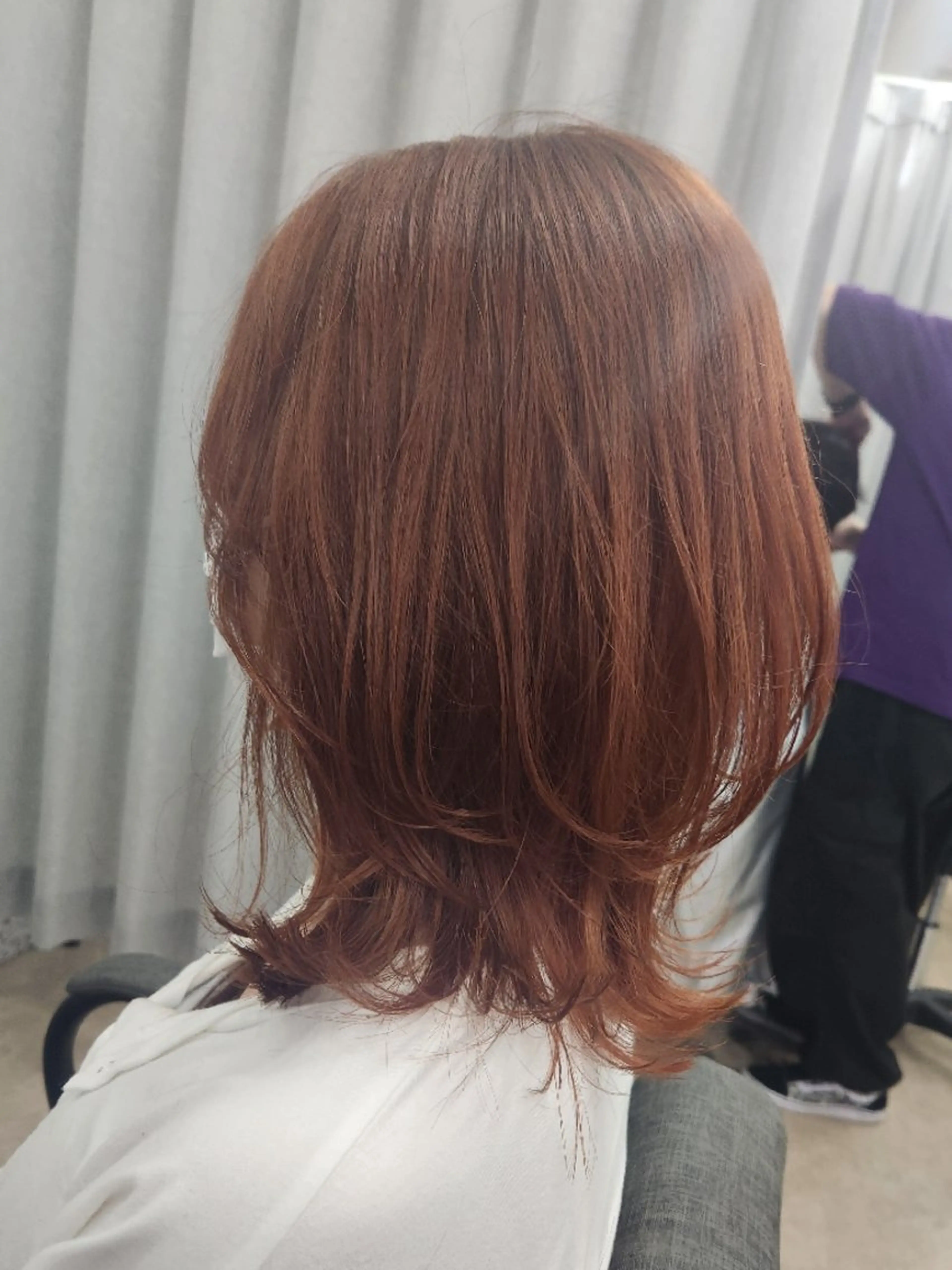 ミディアム くびれヘア くびれレイヤー レイヤーカット TELA HAIR 土気あすみが丘店所属・✂ AYAのヘアスタイル