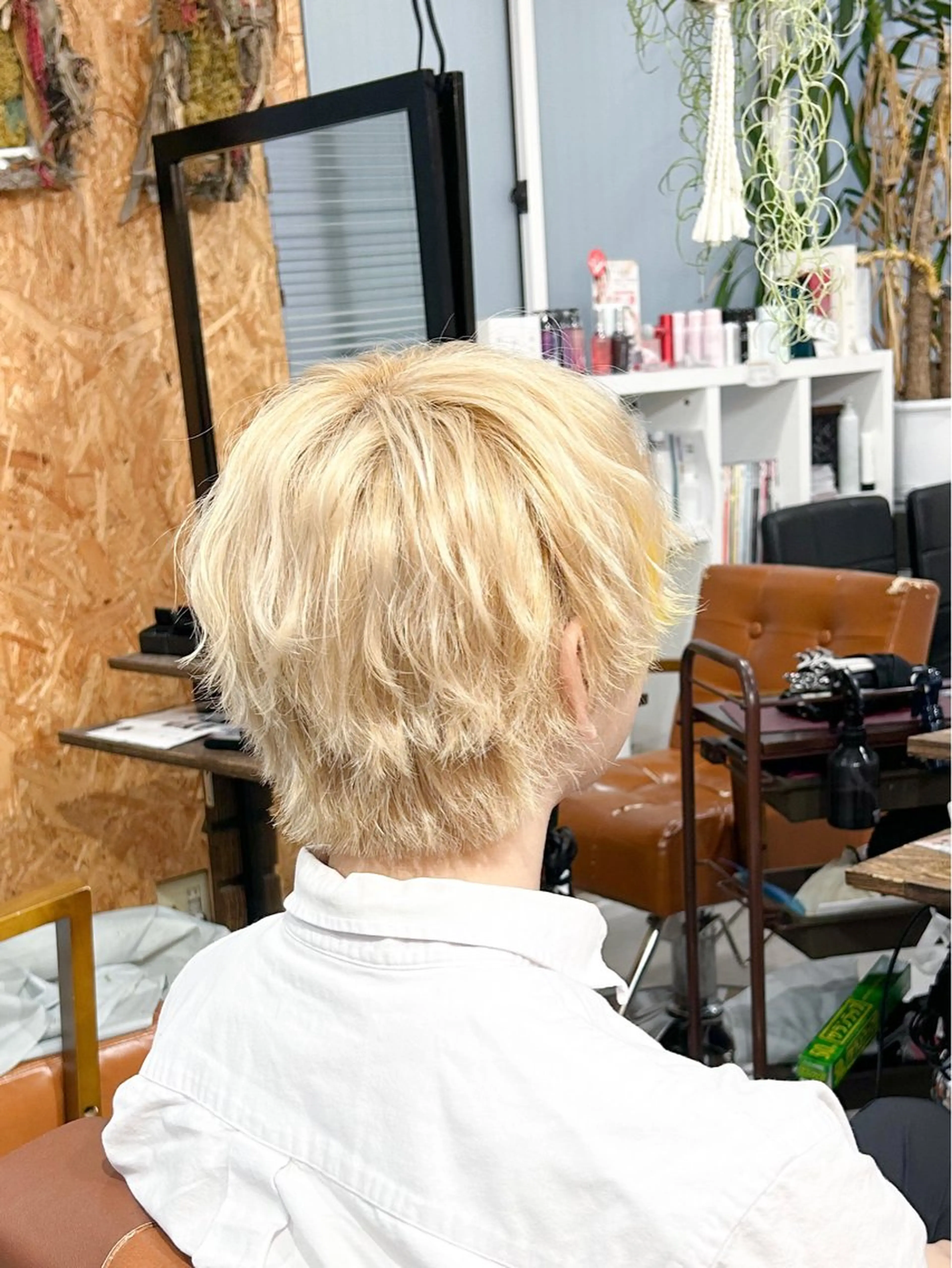 ショート カラー メンズ かんばら りょーいのヘアスタイル