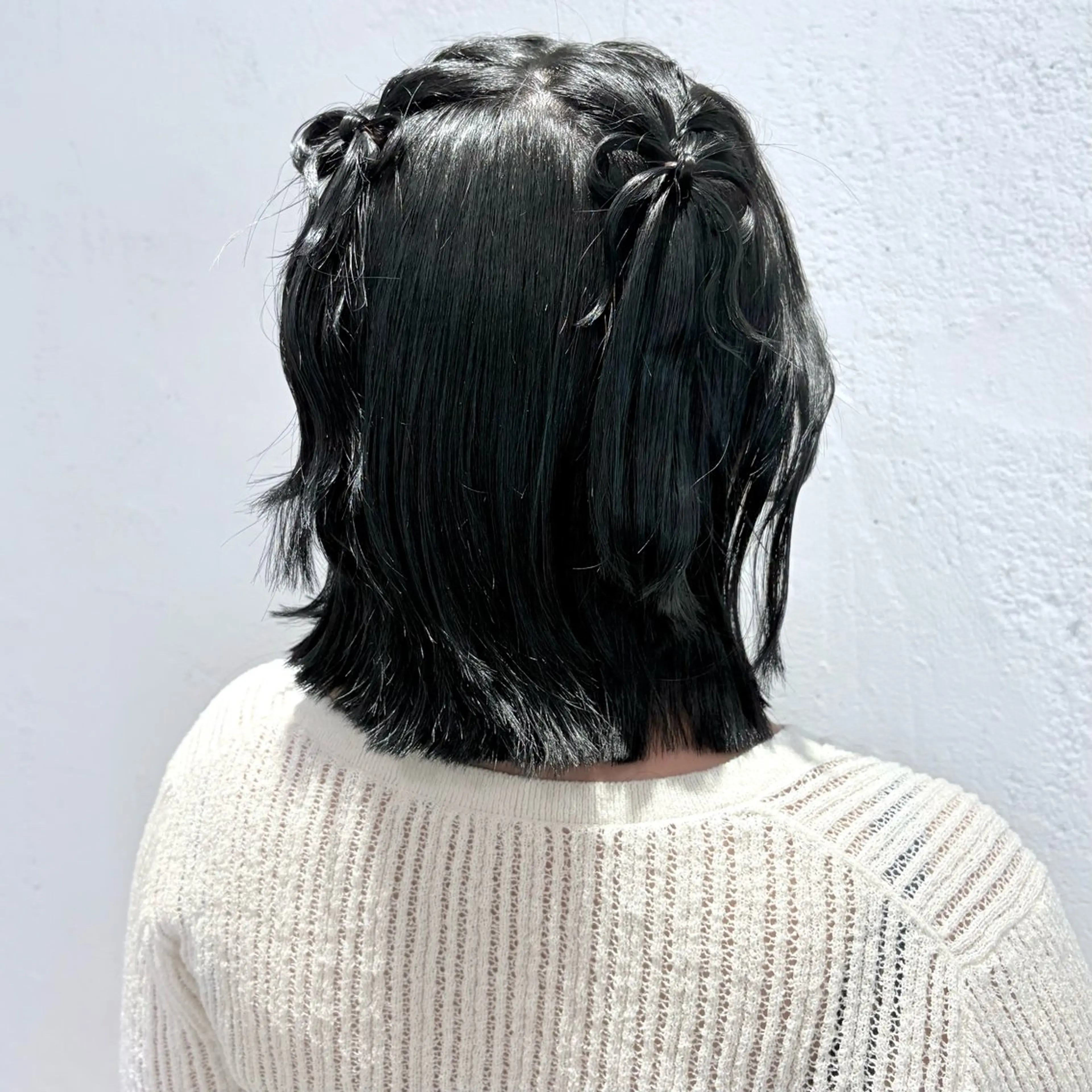 ミディアム ヘアアレンジ ヘアセット 縮毛矯正/Wカラー /アレンジ🌙あまにのヘアスタイル