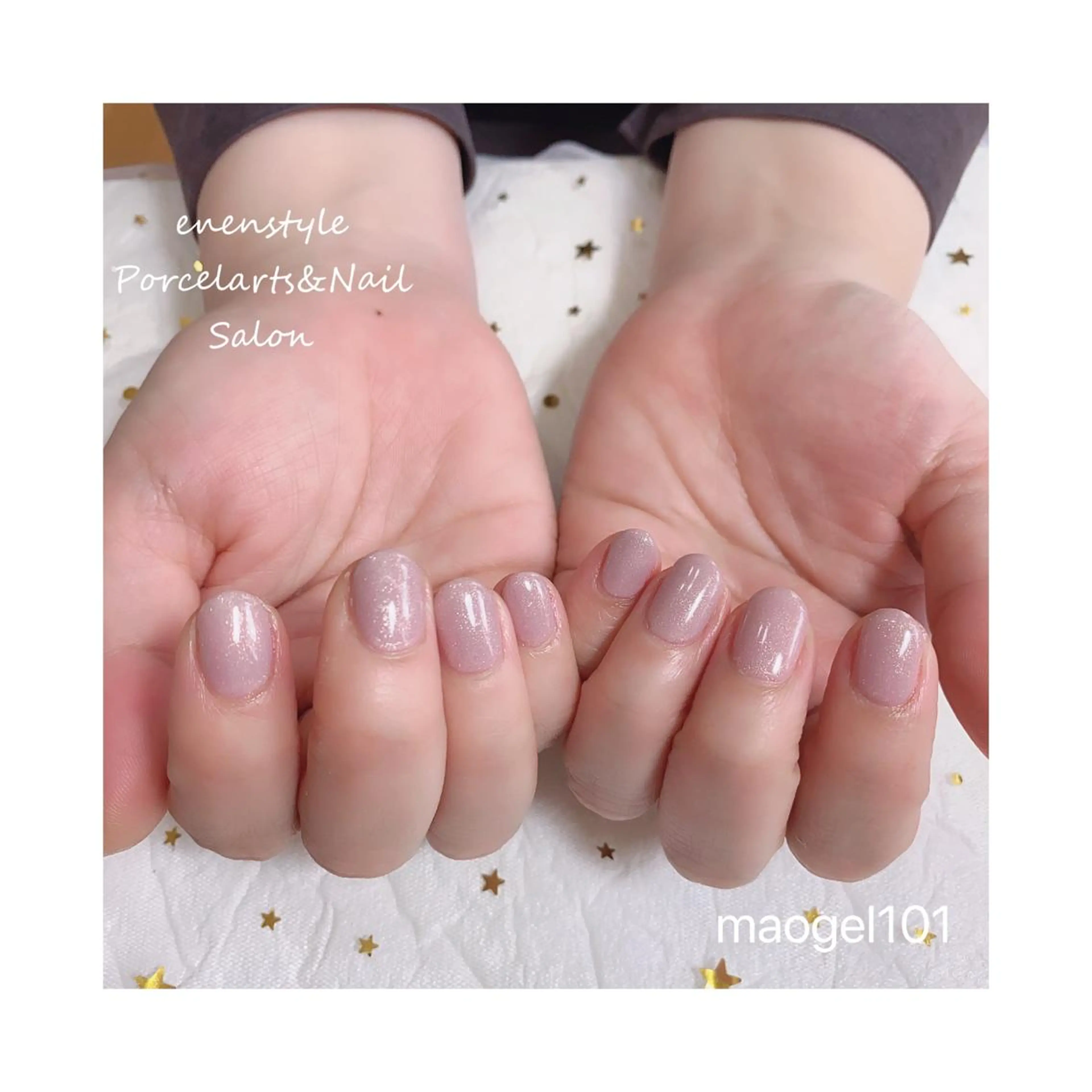 ショート ネイル ジェルネイル ニュアンスネイル オフィスネイル ワンカラーネイル パラジェル 👑enen style👑のネイルデザイン