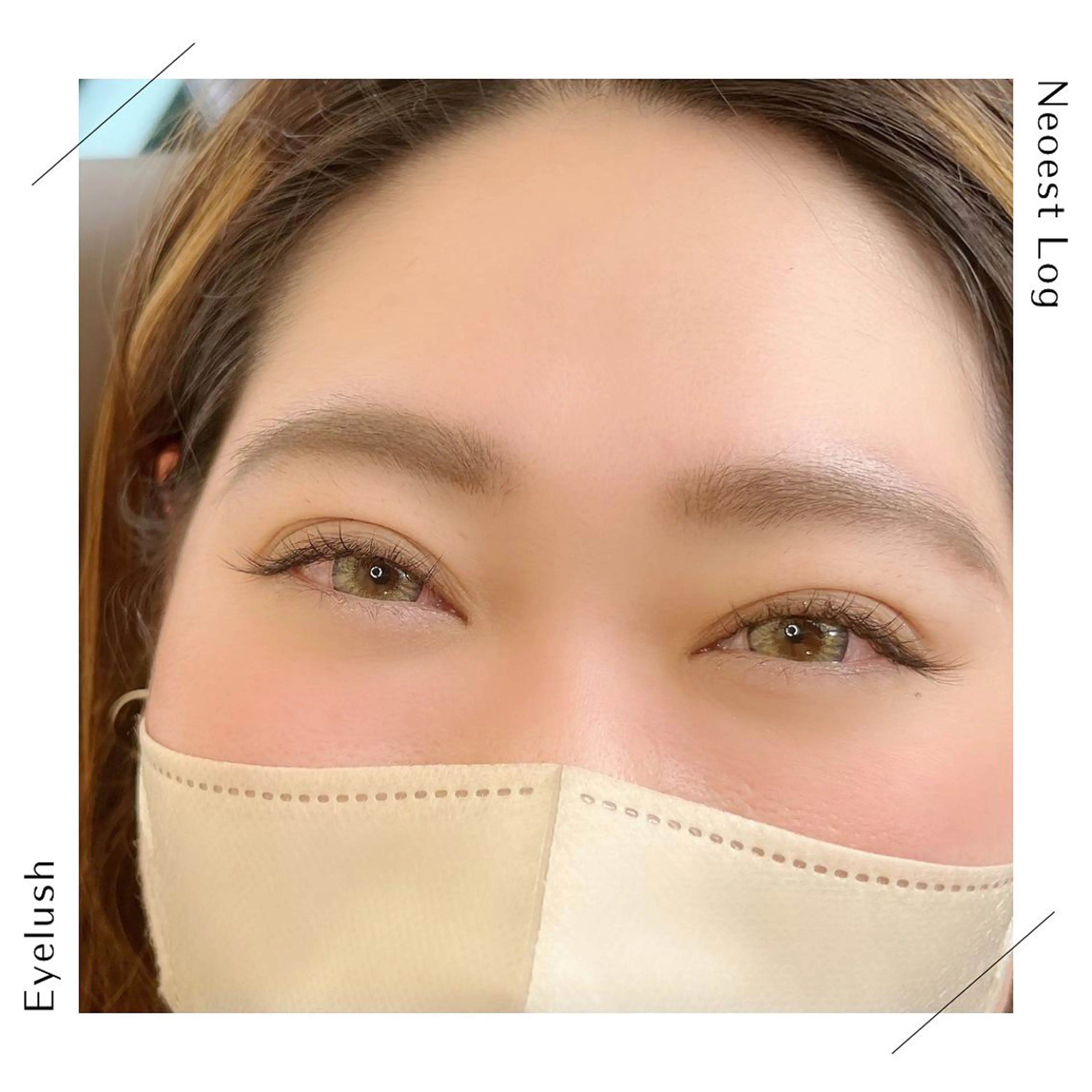 マツエク・マツパ ナチュラル 船曳 鈴菜のヘアスタイル