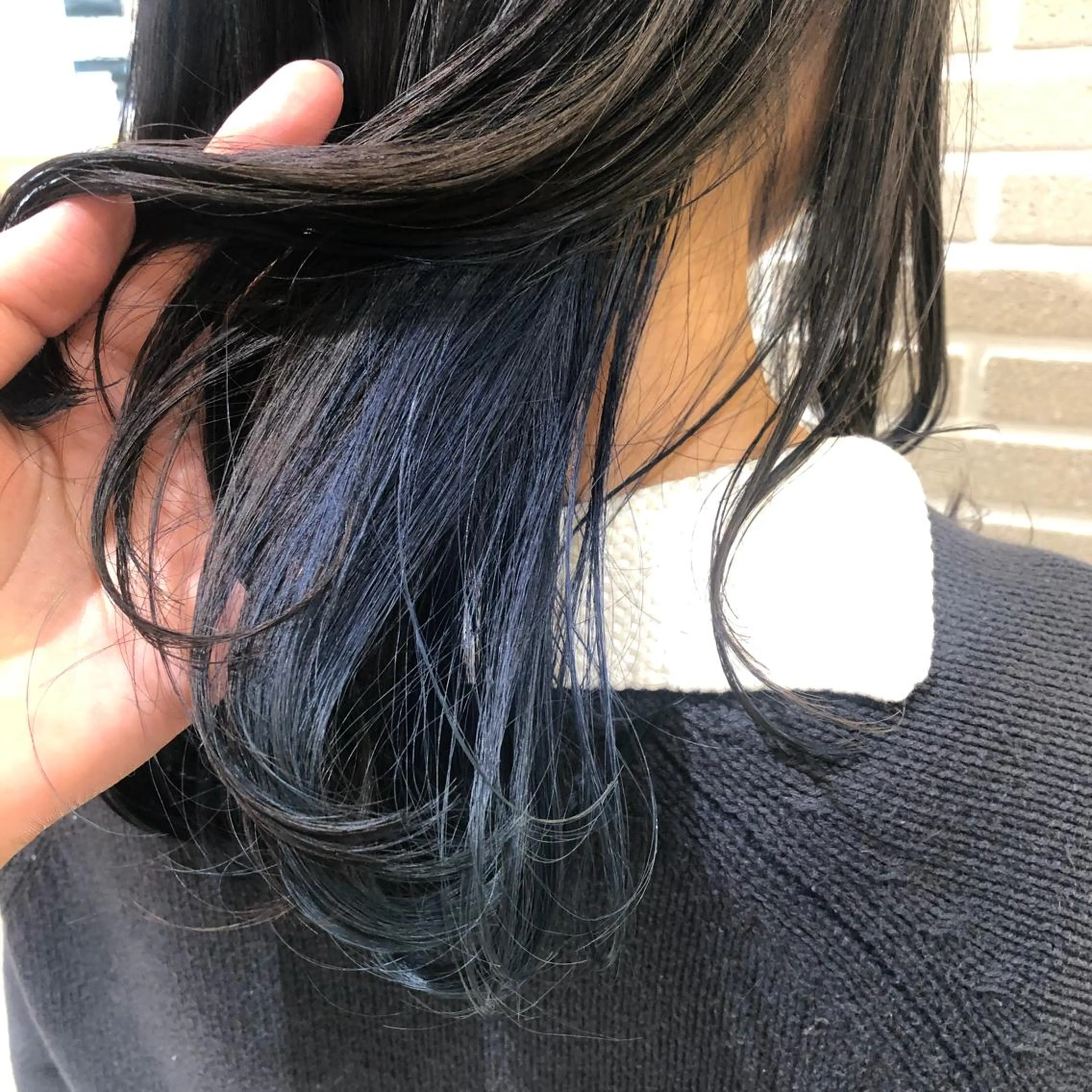 セミロング ヘアカラー 植田 菜月のヘアスタイル