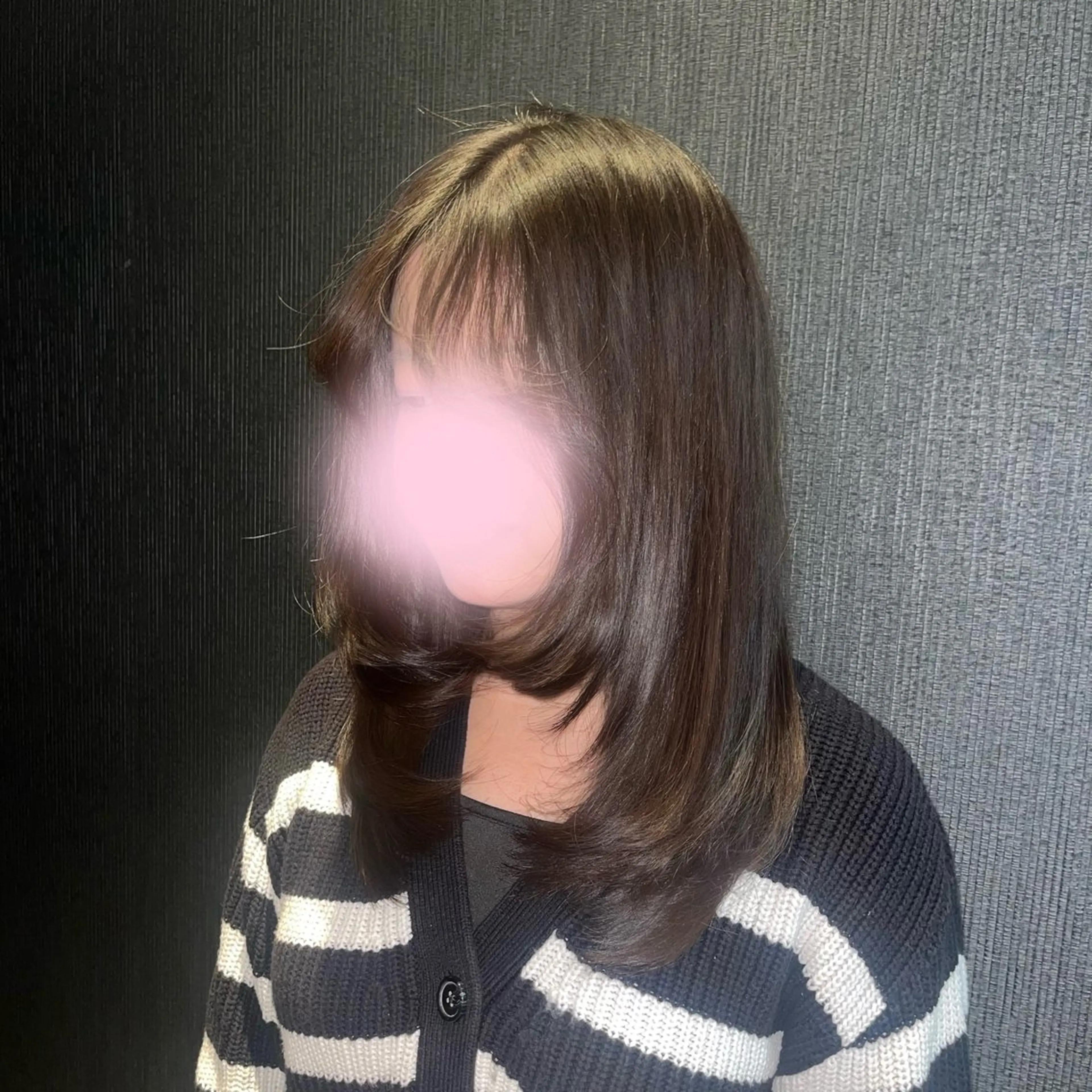 ミディアム レイヤーカット レイヤーカット/ フェミニン💕/鏡のヘアスタイル