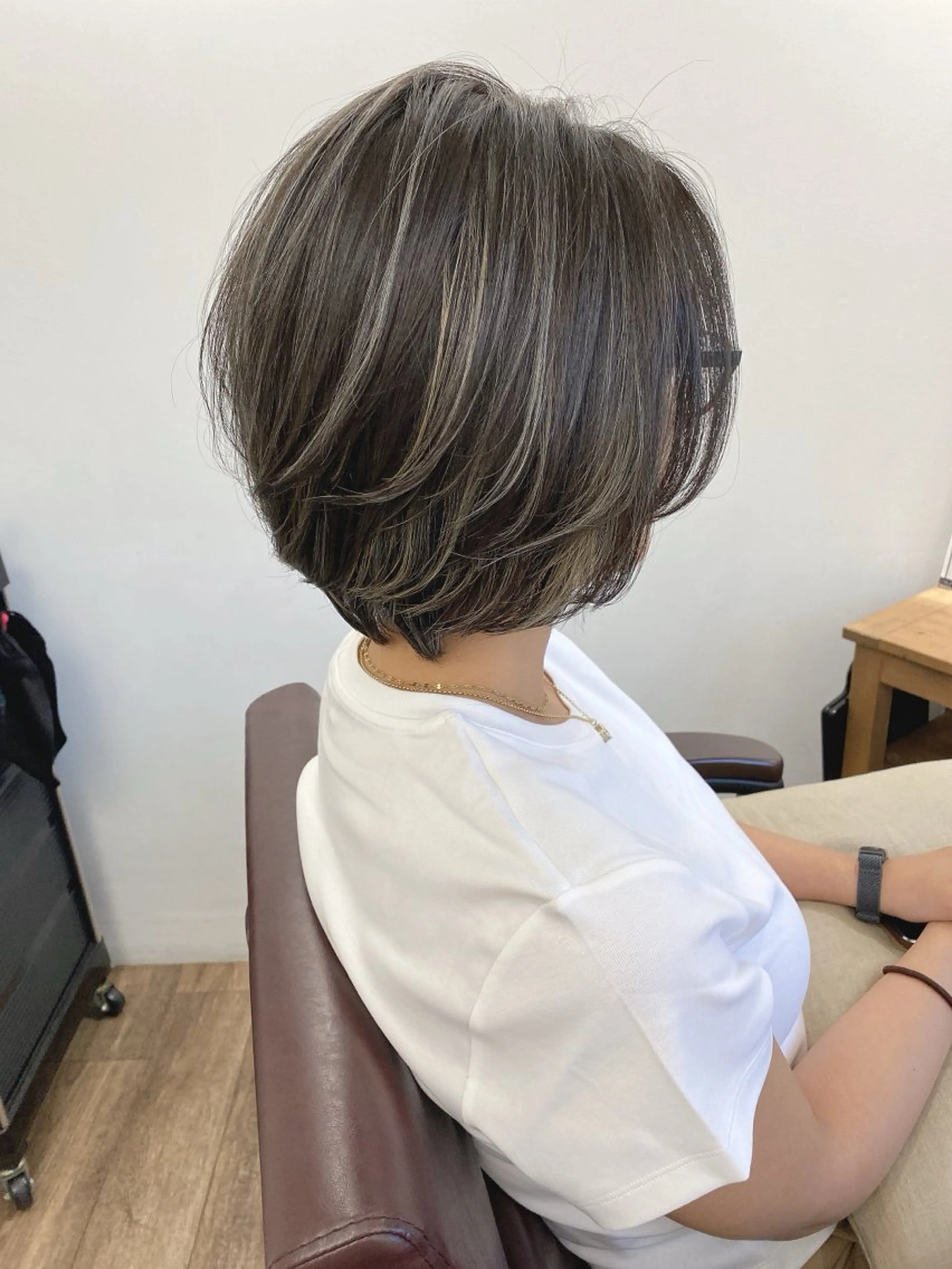 ショート カラー ヘアカラー トリートメント ハイライト⭐️上野 高広のヘアスタイル