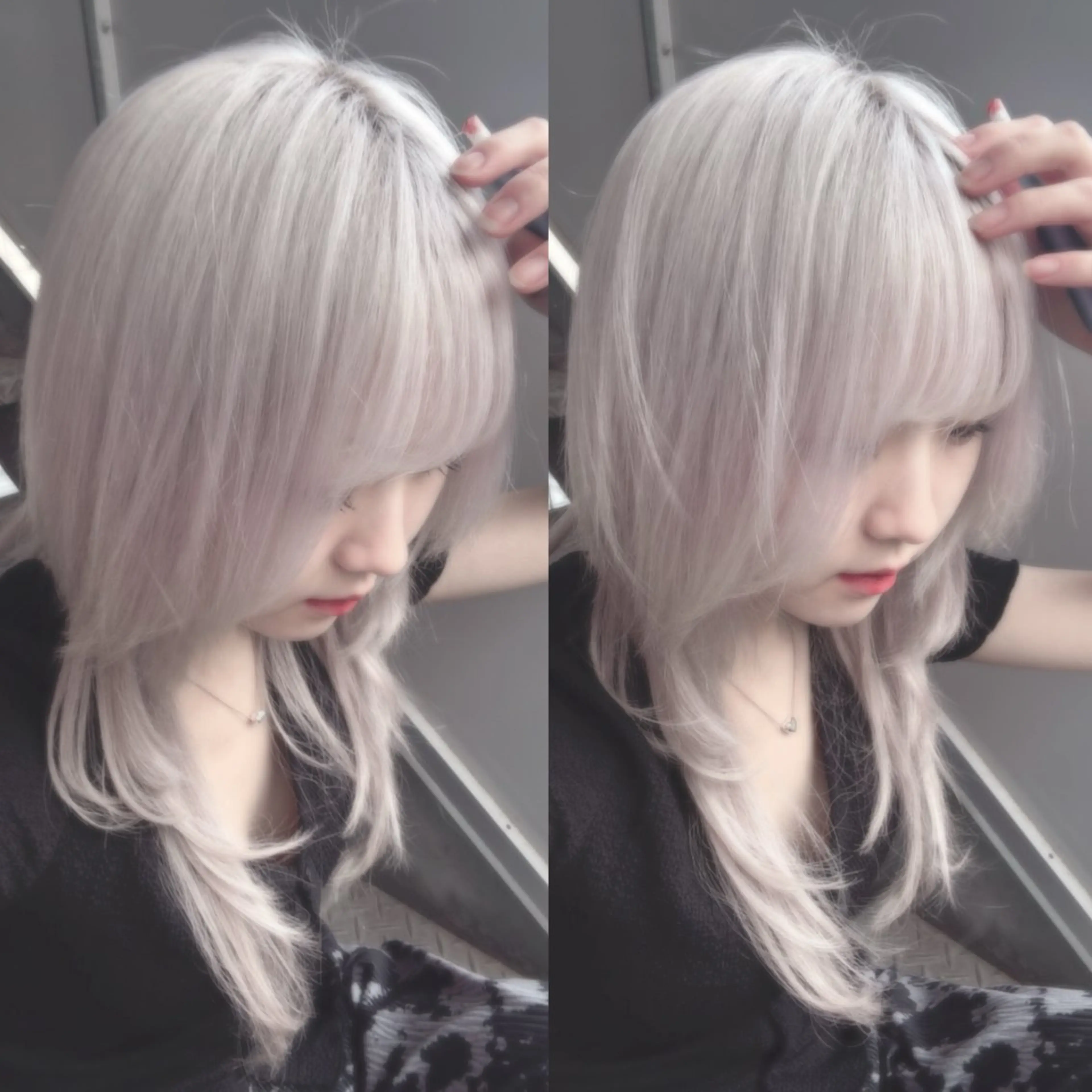 ロング カラー 渋谷ハイトーン/ まぉまぉのヘアスタイル