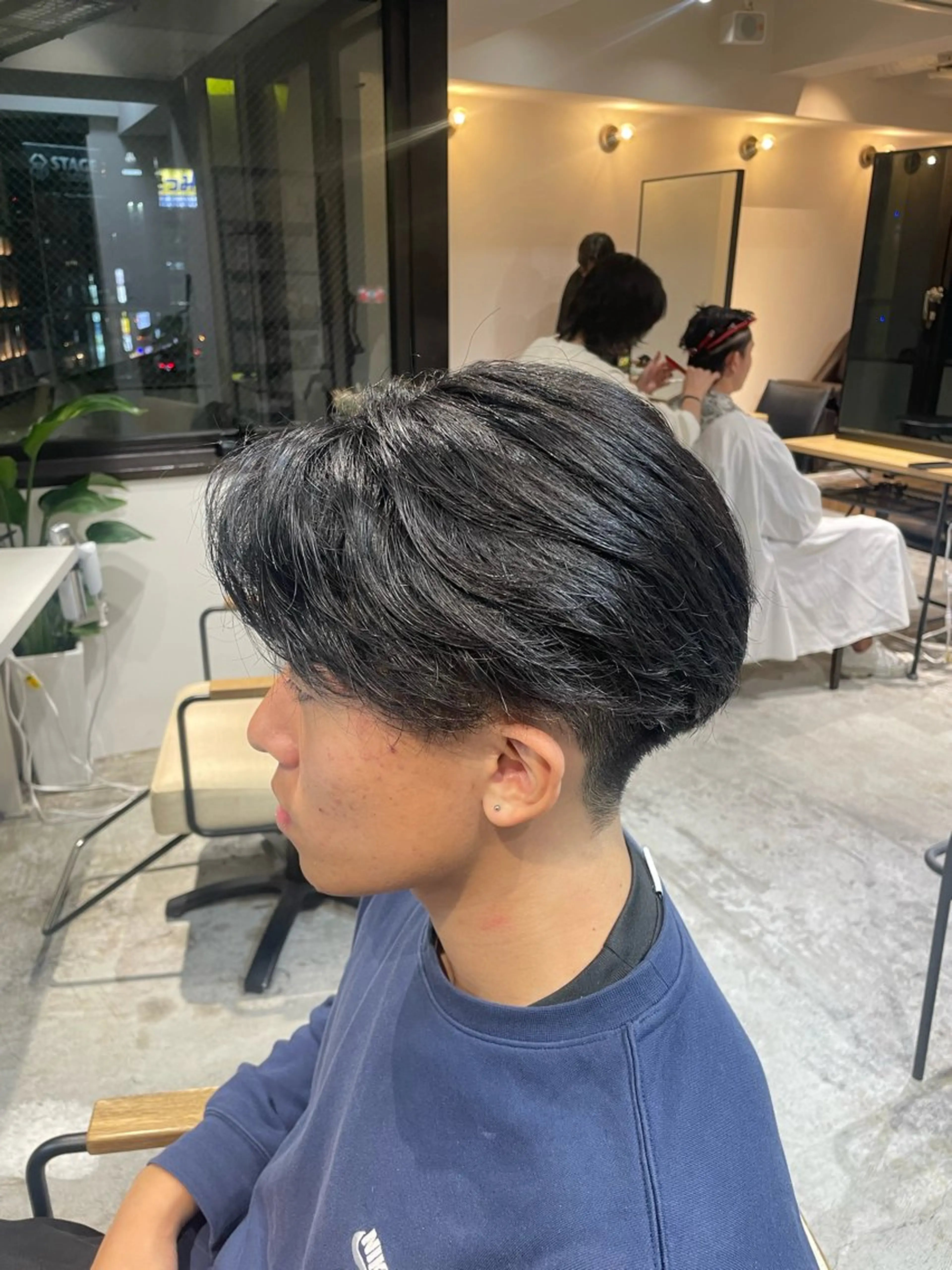 ショート メンズパーマ梅田 ・川副史晶のヘアスタイル