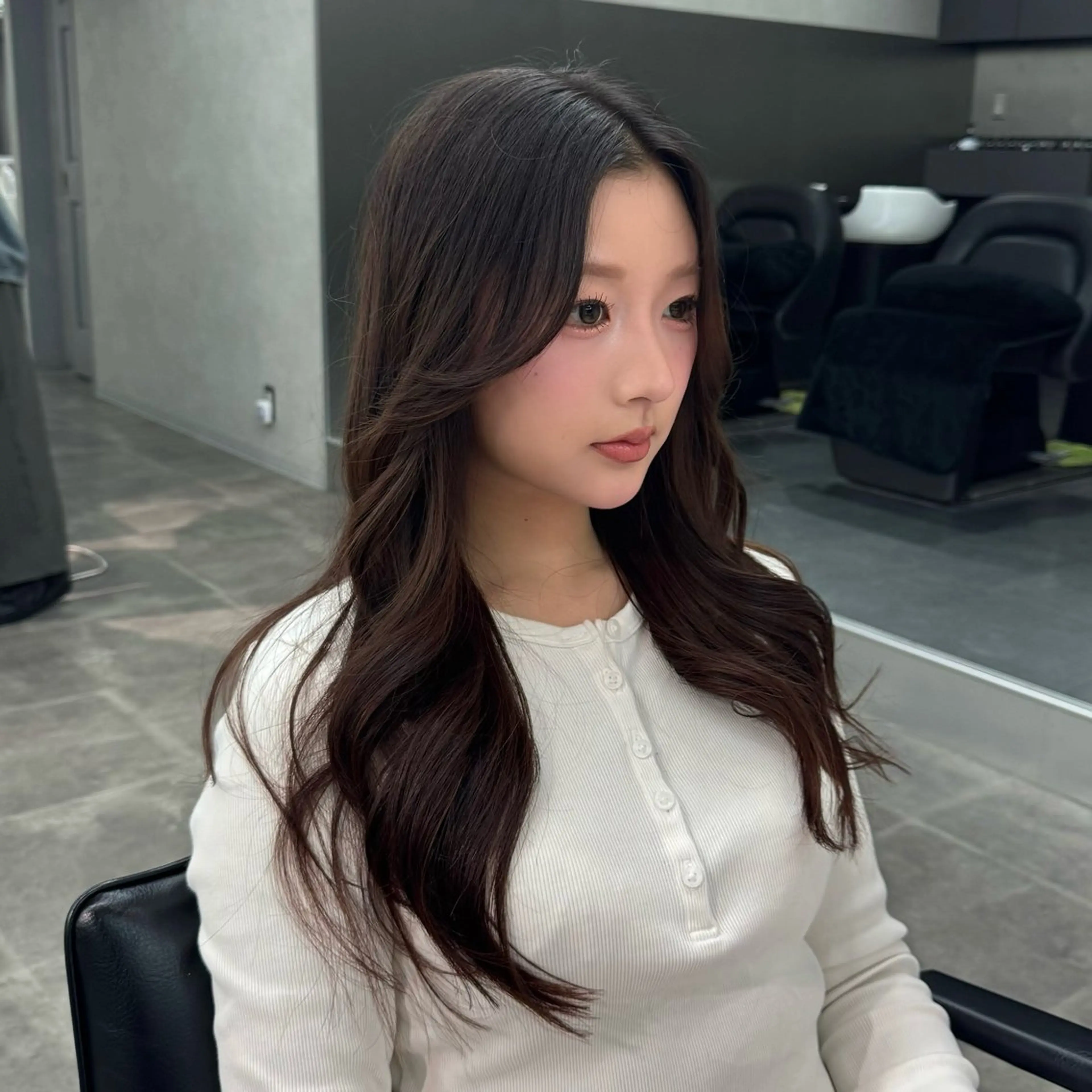 ロング カット 韓国特化🇰🇷千葉 /レイヤーカット竜生のヘアスタイル