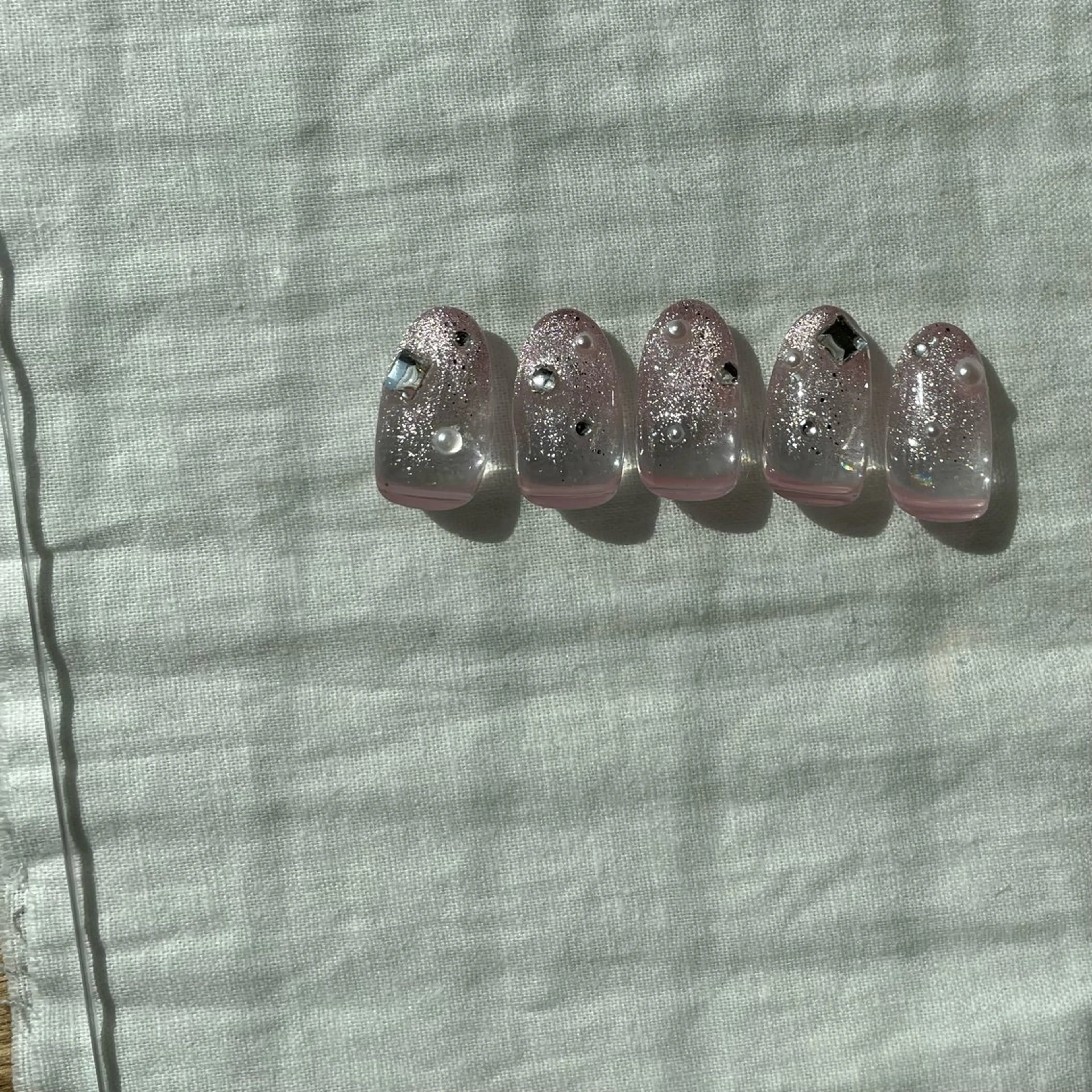 ネイル ハンドネイル ざんねん負け犬ちゃん 南堀江のネイルデザイン