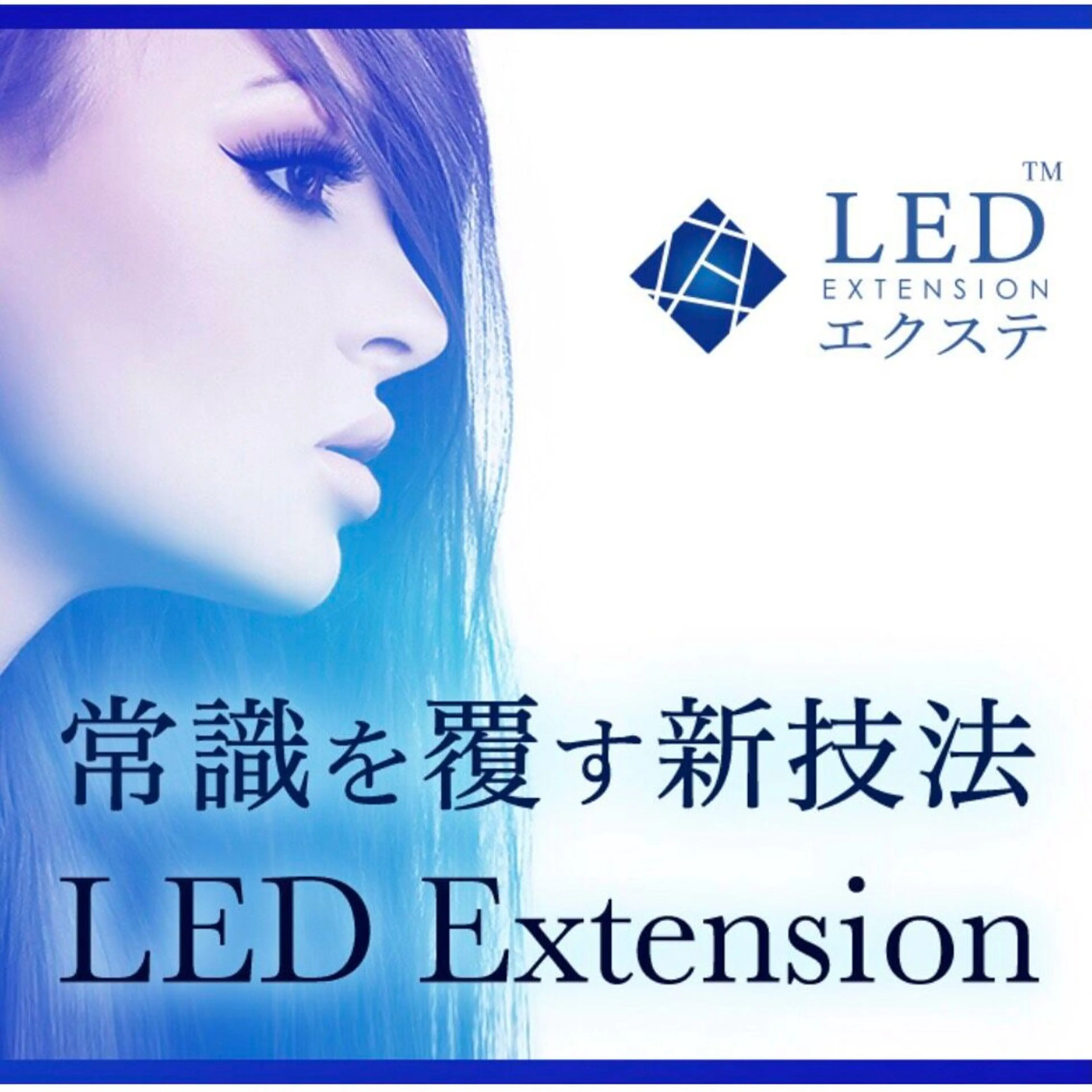 LEDフラットエクステ100本の写真