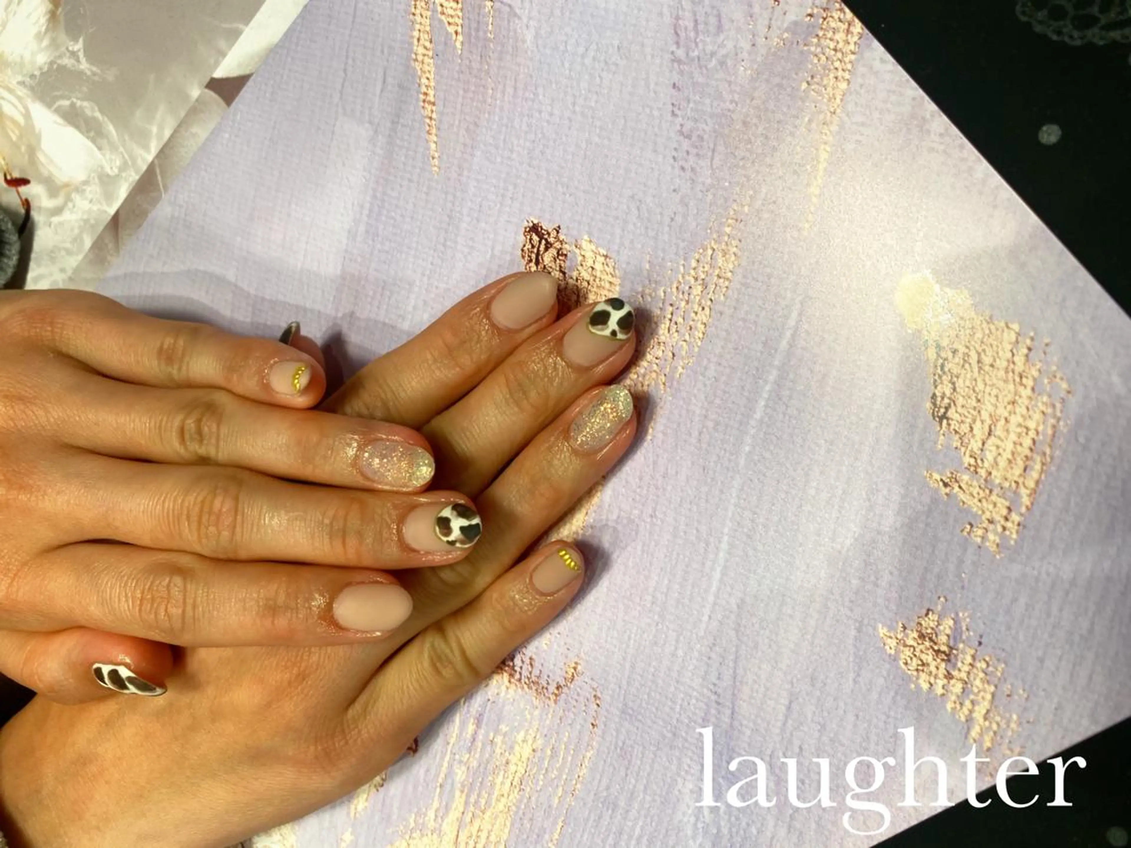 ネイル 春ネイル ハンドネイル laughter nailのネイルデザイン