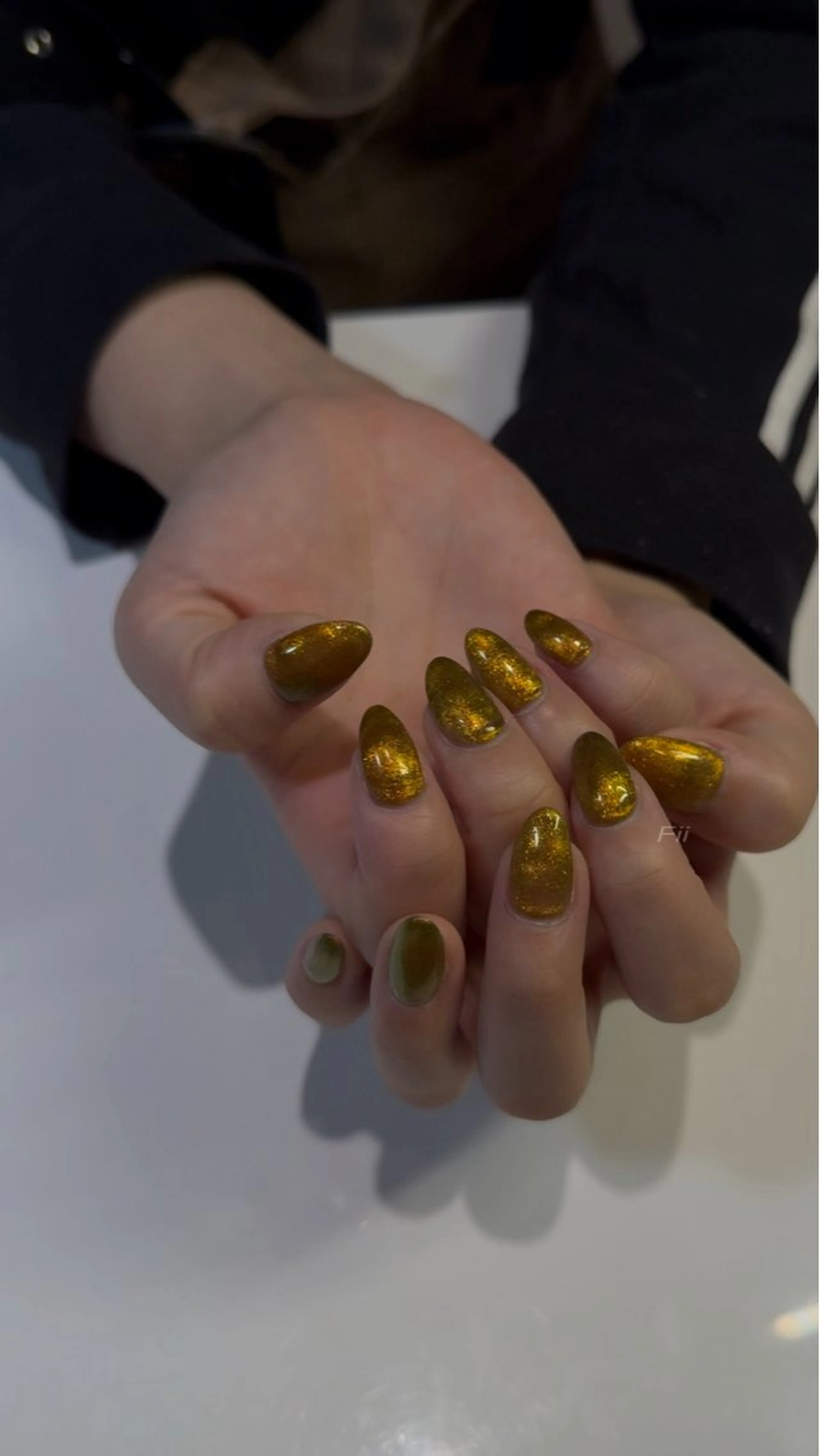 ネイル マグネットネイル ハンドネイル 𝐅𝐢𝐢【本町/ ネイル】Miho💜のその他イメージ