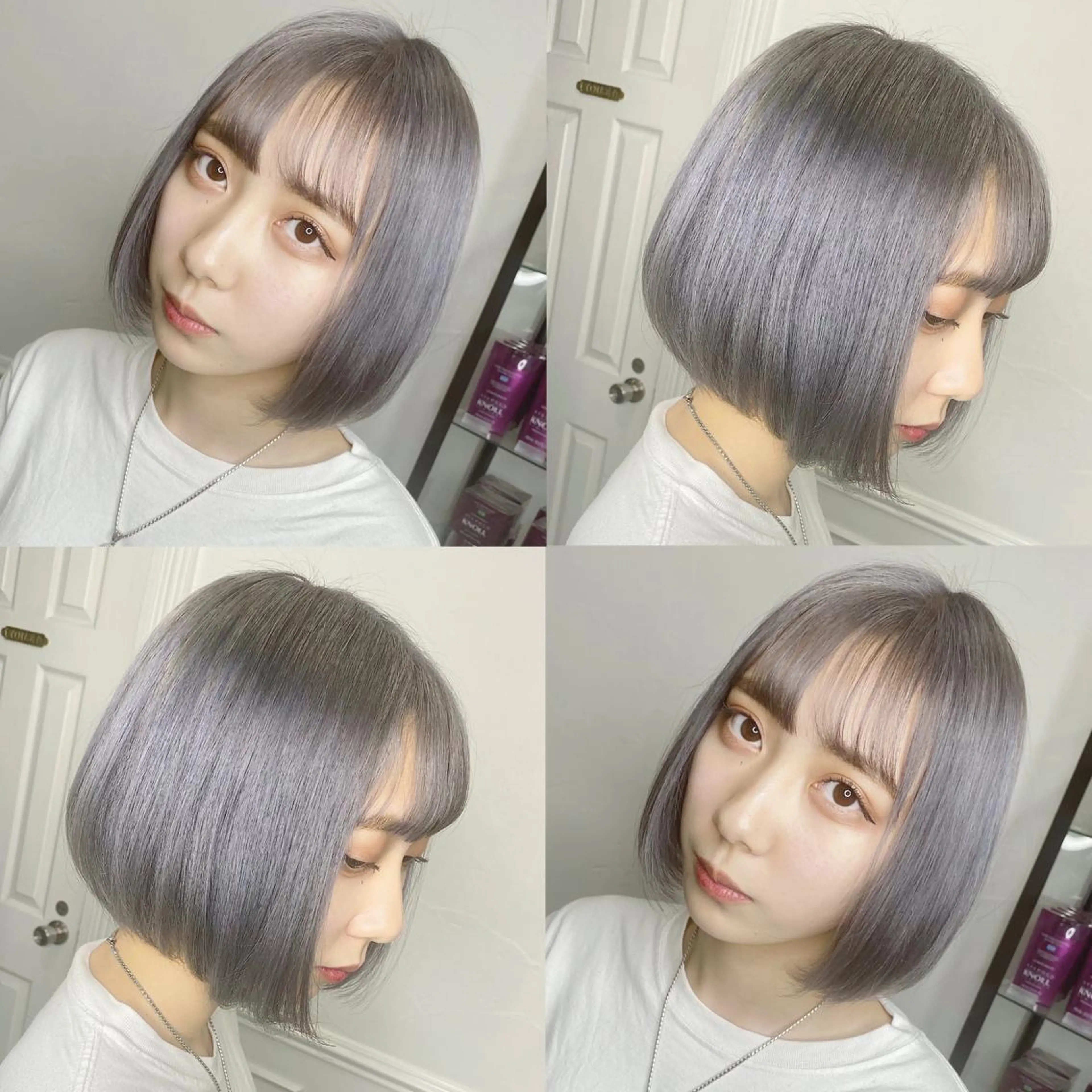 ショート カラー ヘアアレンジ カット ヘアカラー トリートメント TAKUMAブリーチ /切りっぱなし🪽のヘアスタイル