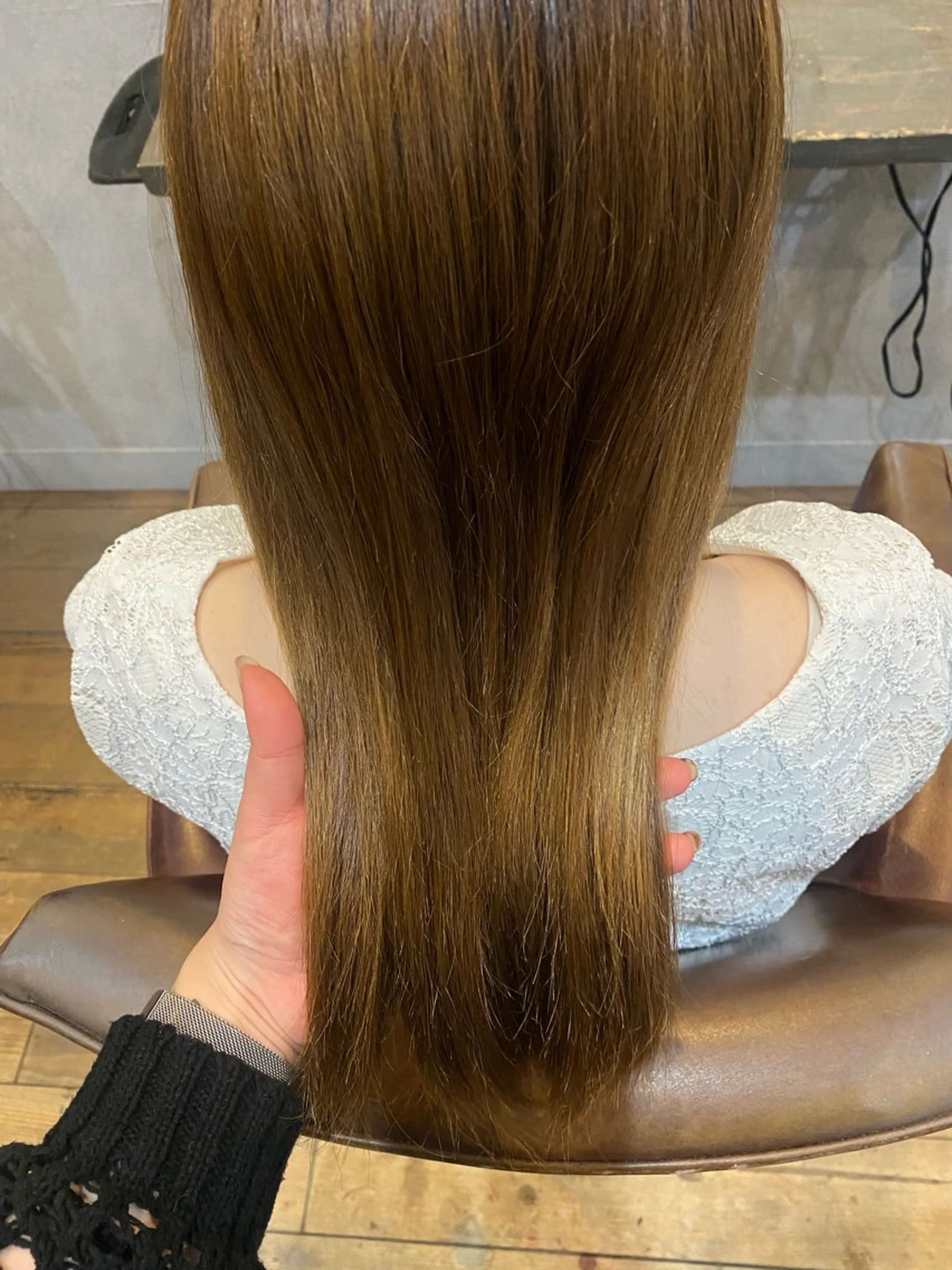 ロング カラー レディースカット/ シュドウヒナタ🐰のヘアスタイル