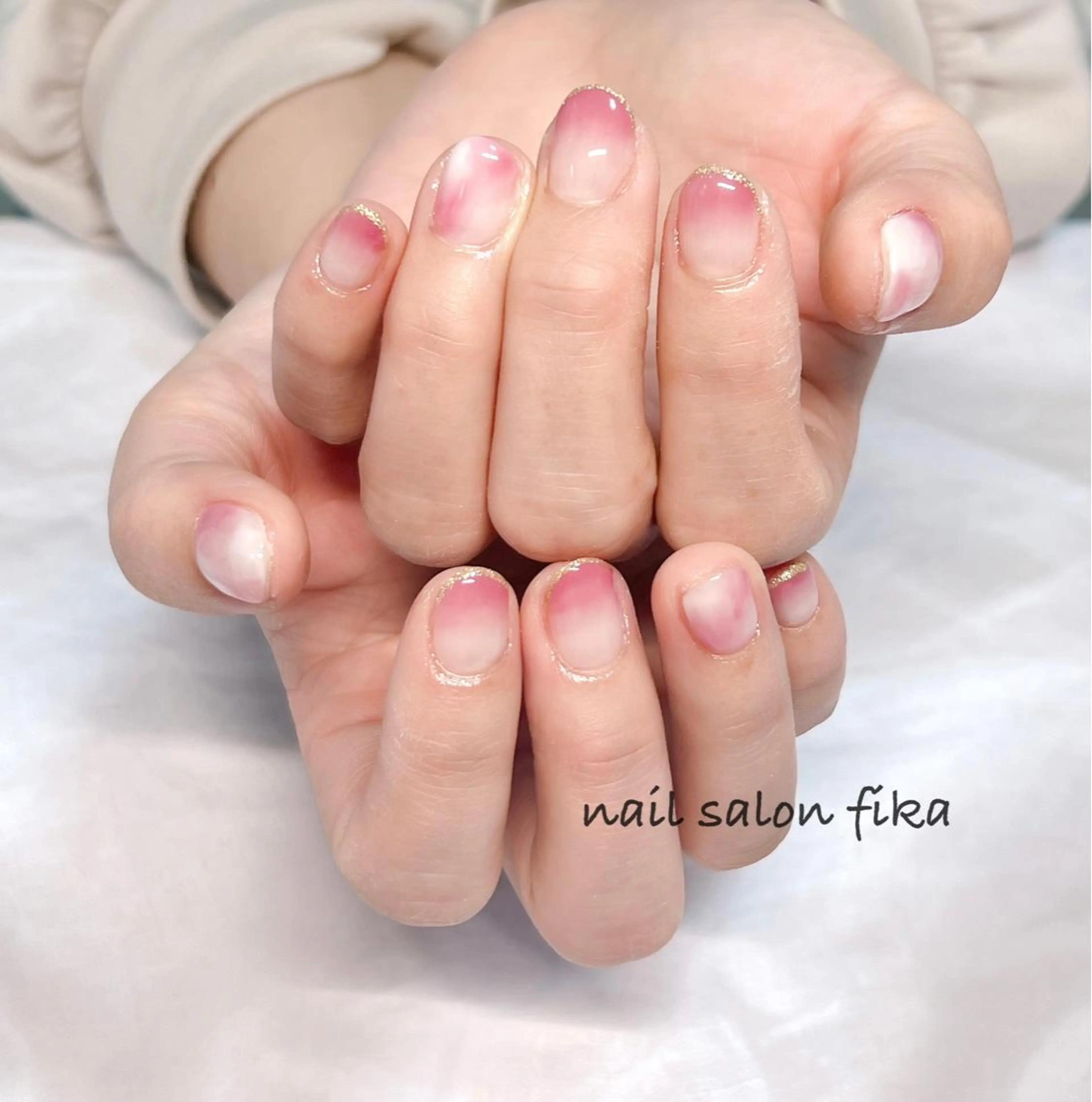 ネイル ピンク 春ネイル nail salon fikaのネイルデザイン