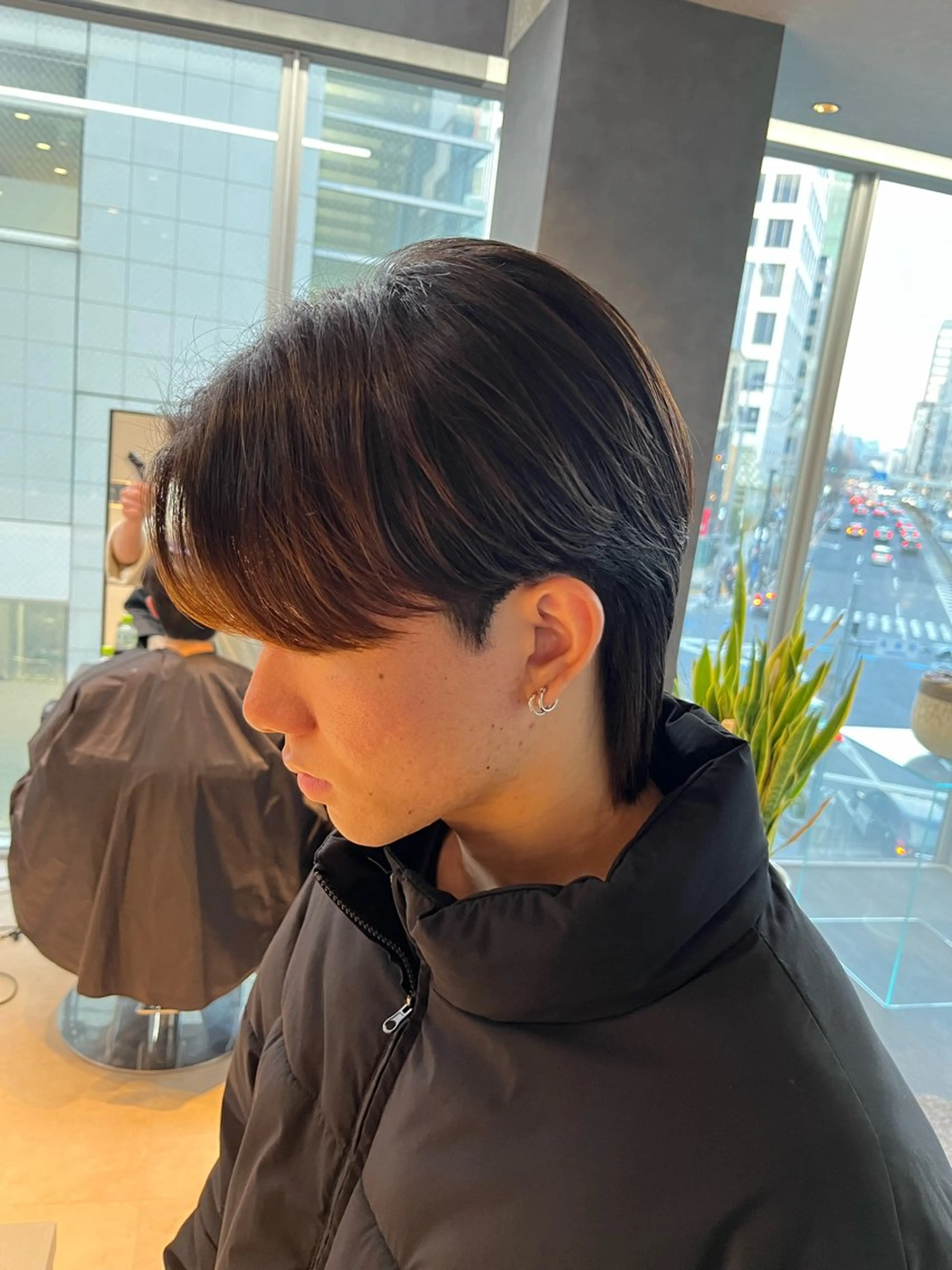 メンズ カット 縮毛矯正 毛流れが作れる 縮毛矯正/渡部純生のヘアスタイル