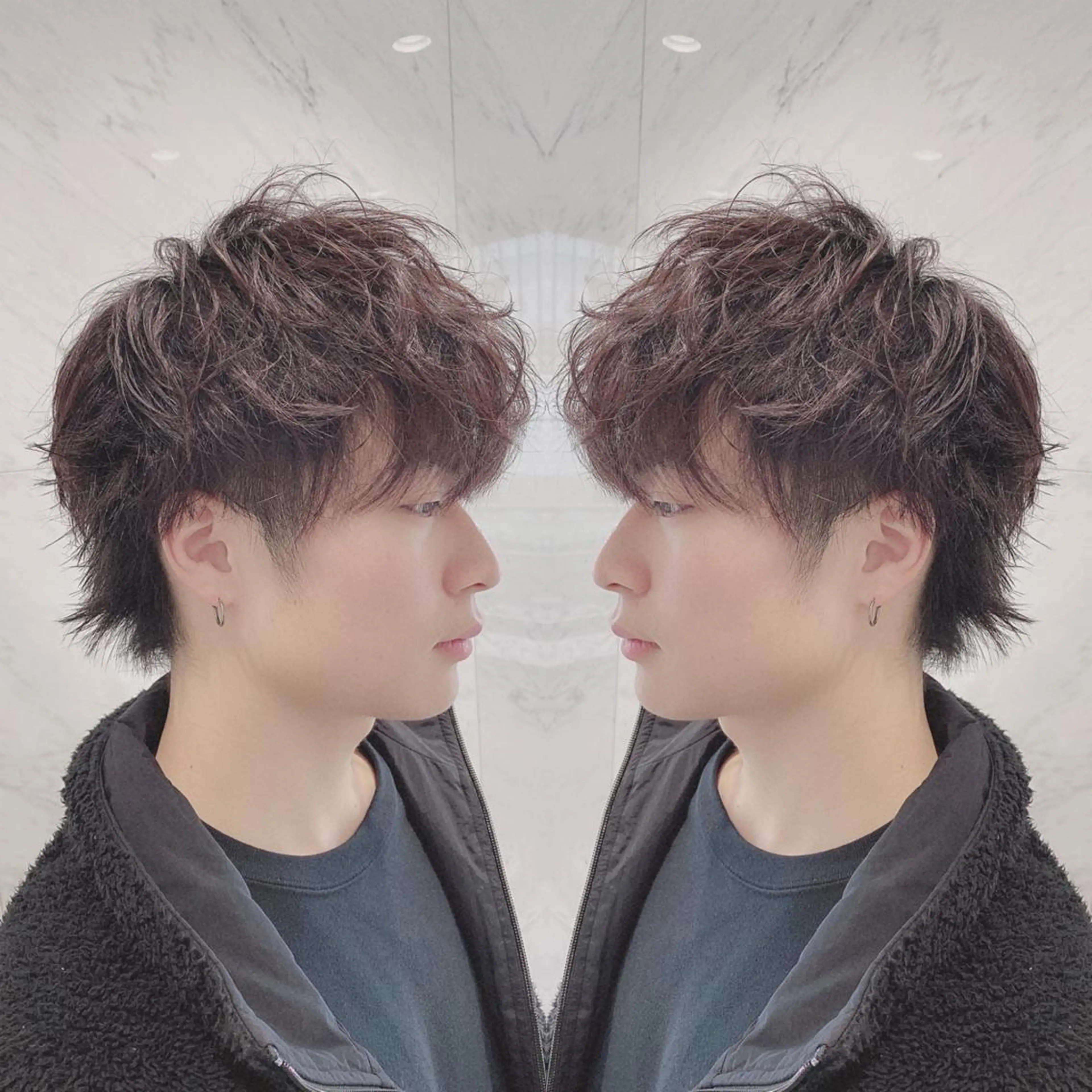 ショート カラー メンズ カット ヘアカラー 重政 和樹のヘアスタイル