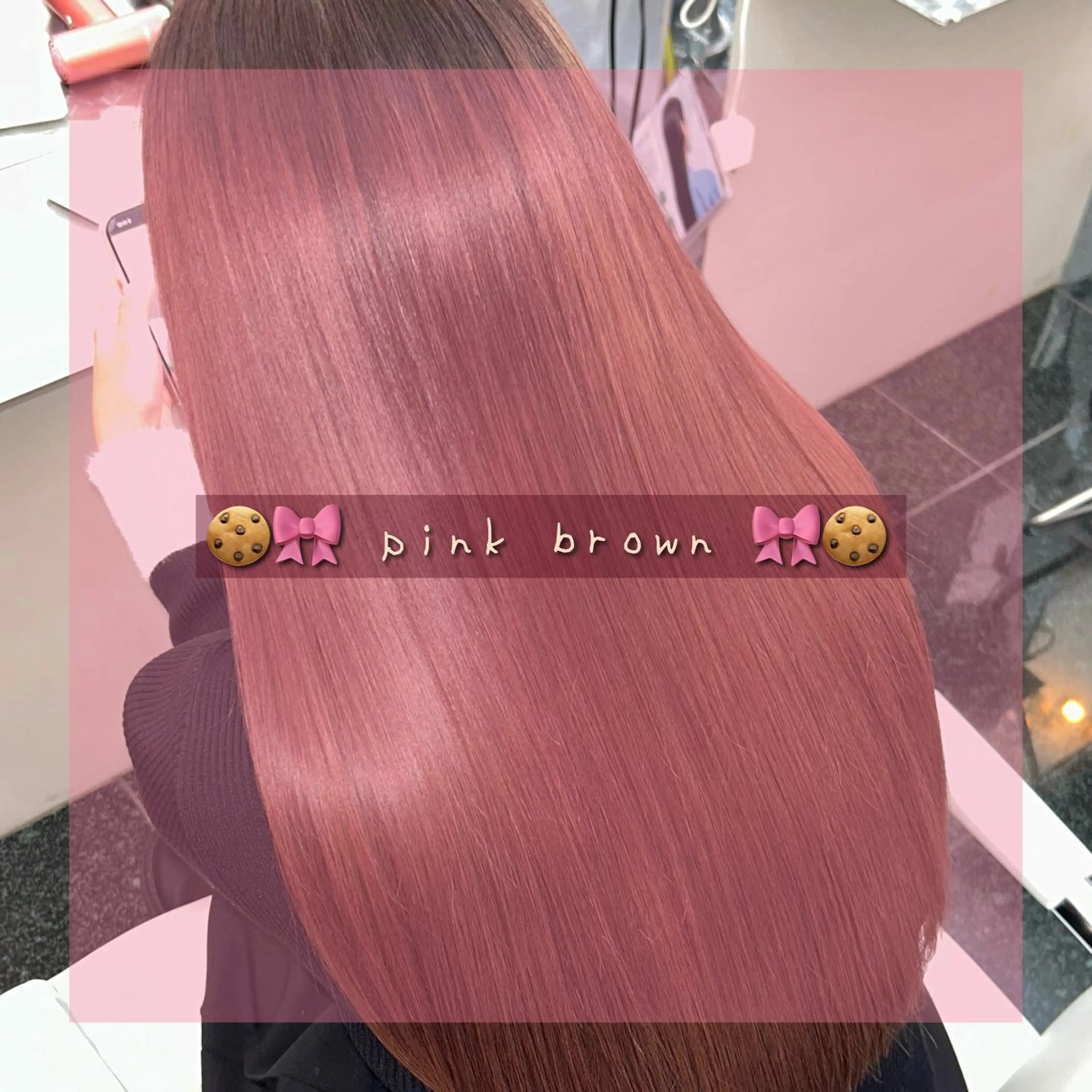 ロング カラー ヘアカラー ✨🦄韓国風レイヤ ー🦄✨林あかりのヘアスタイル