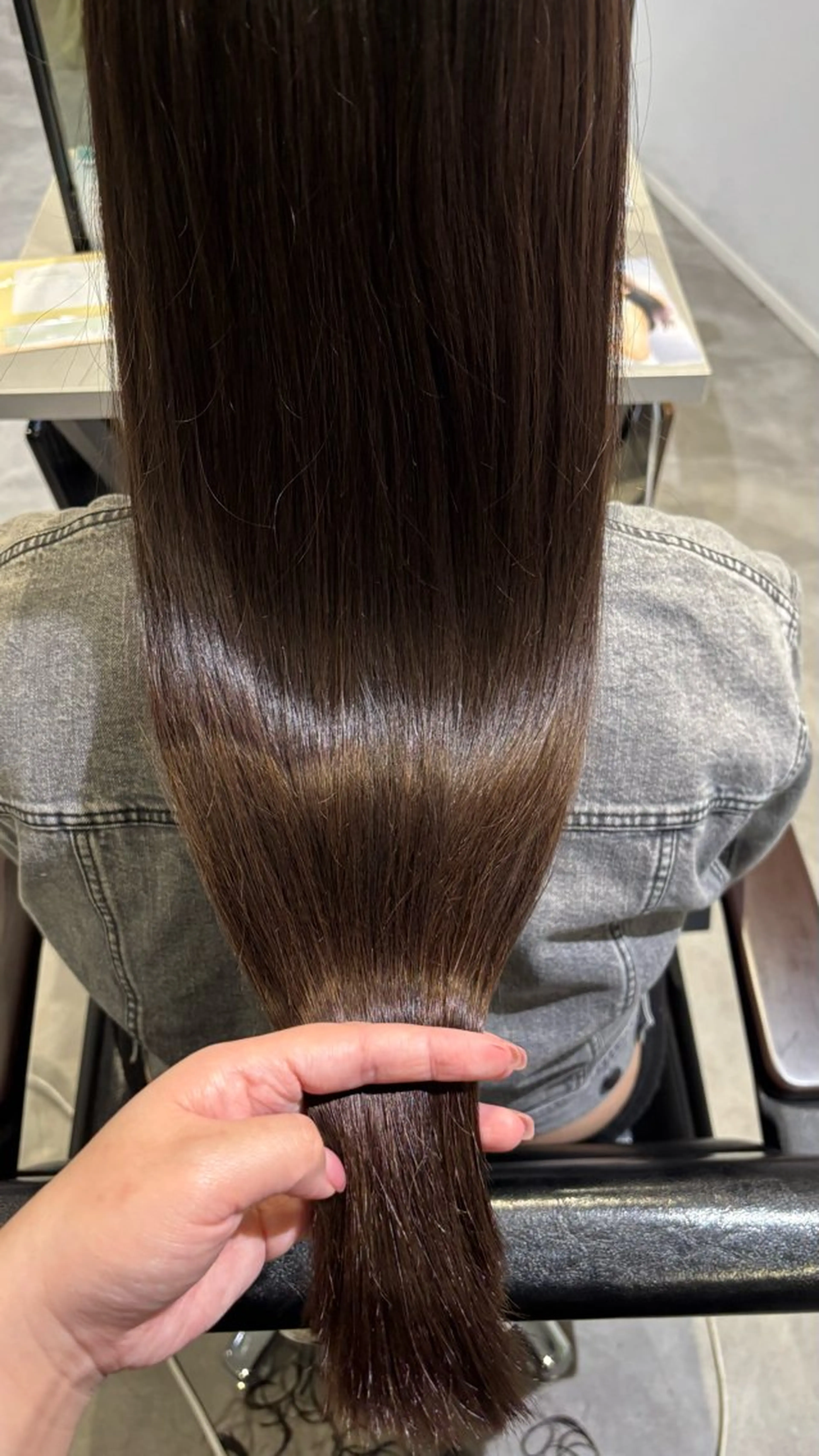 ロング トリートメント カット トリートメント YURINO /ボブ ベージュ/ハイトーンのヘアスタイル