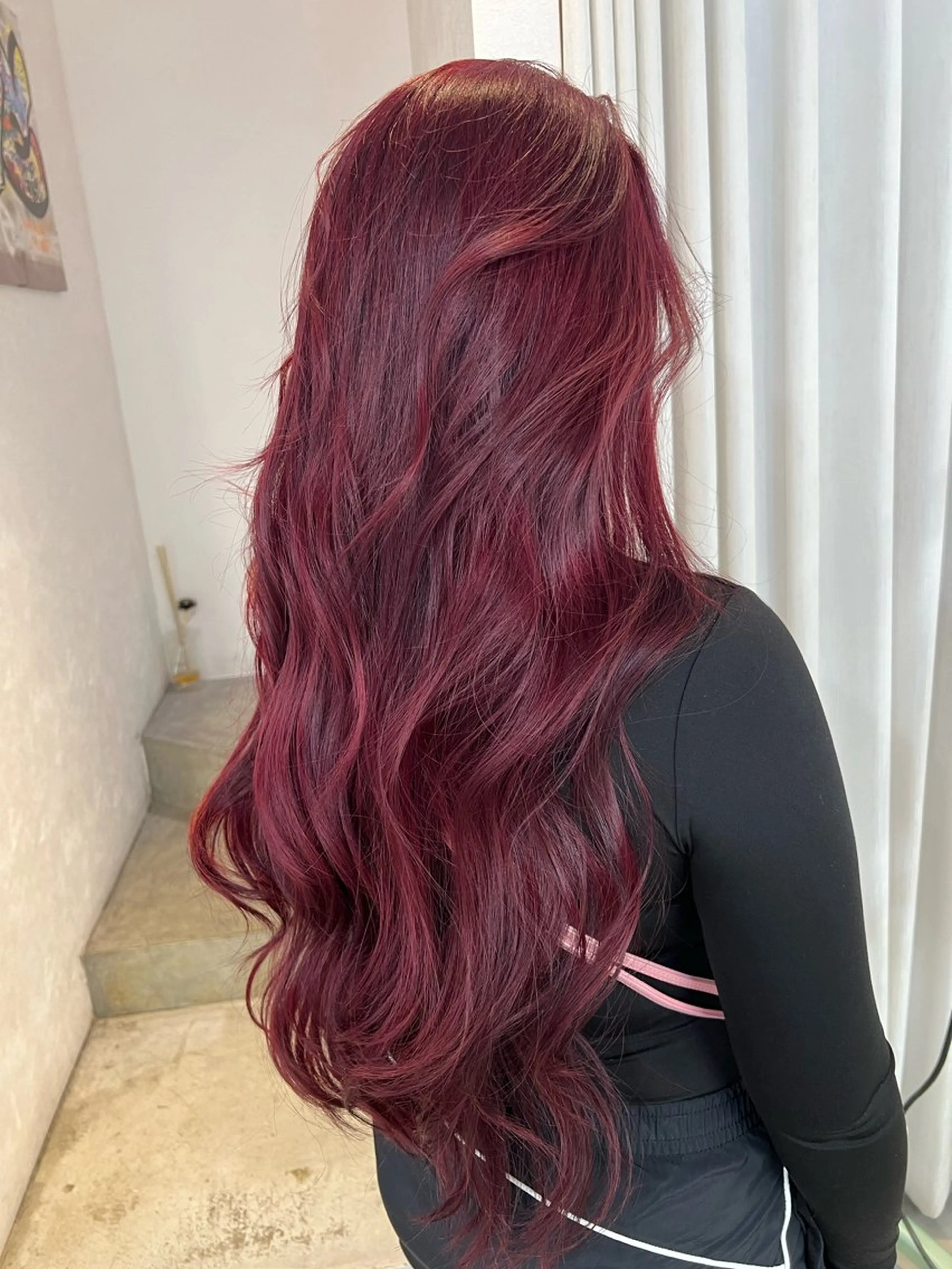 ロング ヘアカラー 浅井 大雅のヘアスタイル