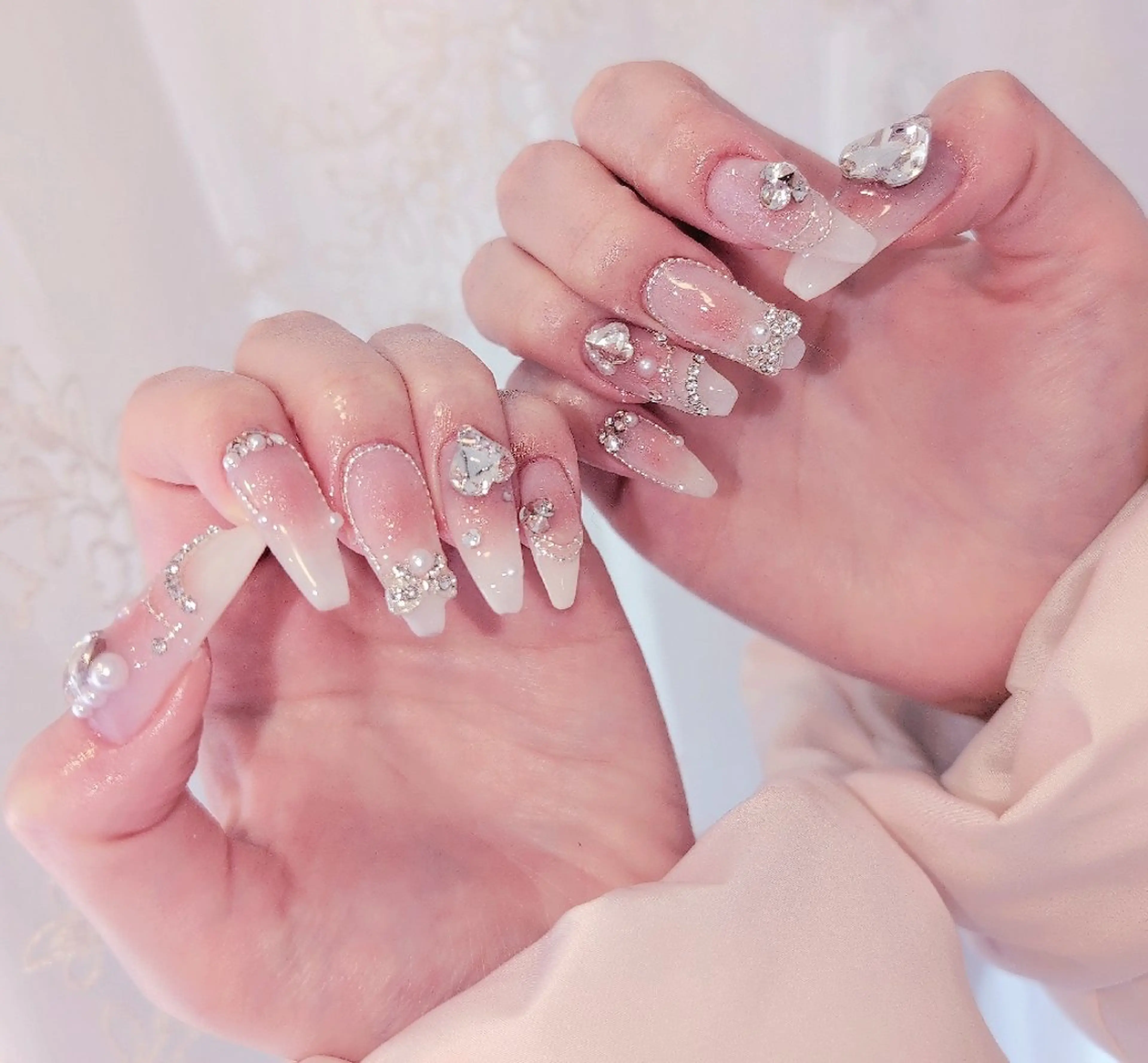 ネイル 長さ出し ジェルネイル 韓国ネイル マグネットネイル ニュアンスネイル ハンドネイル I LOVE ME NAIL.。.:*♡のネイルデザイン