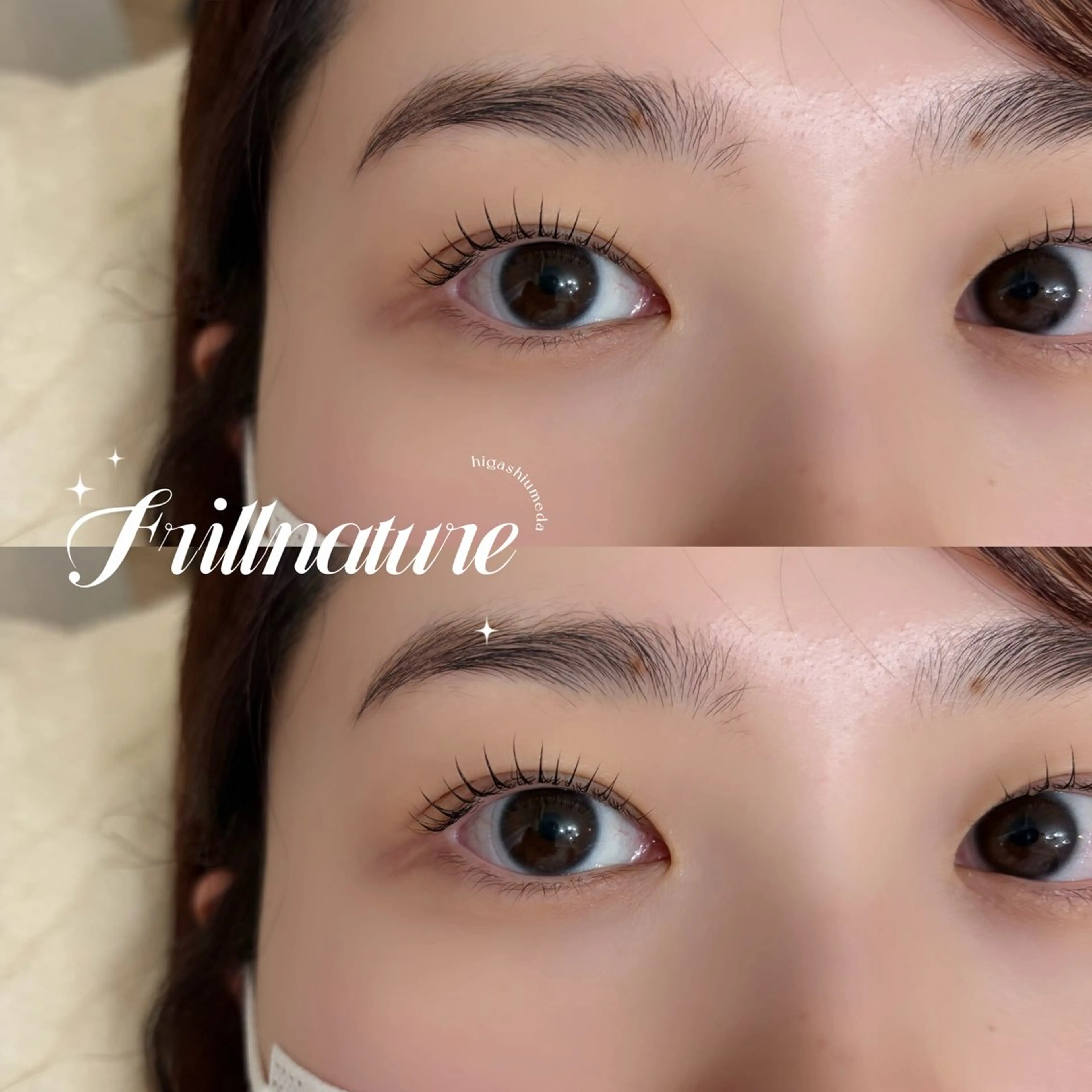 マツエク・マツパ フリルナチュール 東梅田店所属・yui  ︎︎のマツエク・マツパデザイン