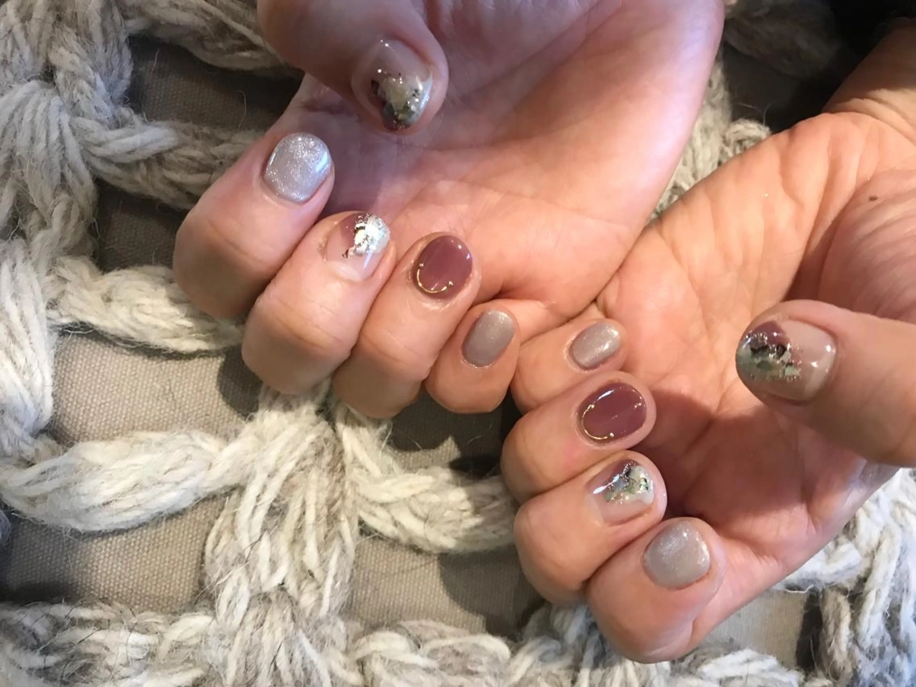 ネイル アートネイル ニュアンスネイル ショートネイル Kimura Yukoのネイルデザイン