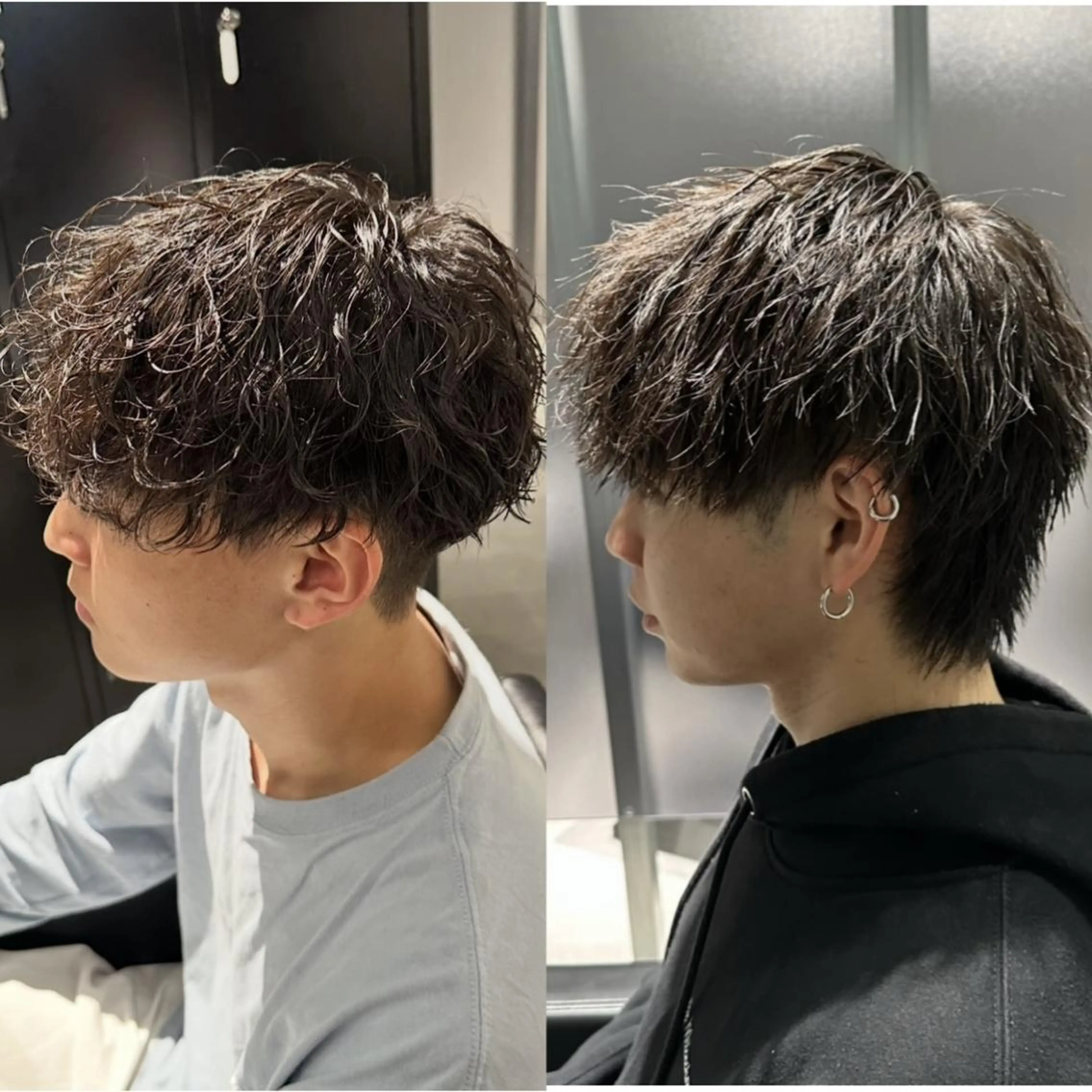 パーマ ミディアム メンズ REGNO 天神大名 メンズサロンのヘアスタイル