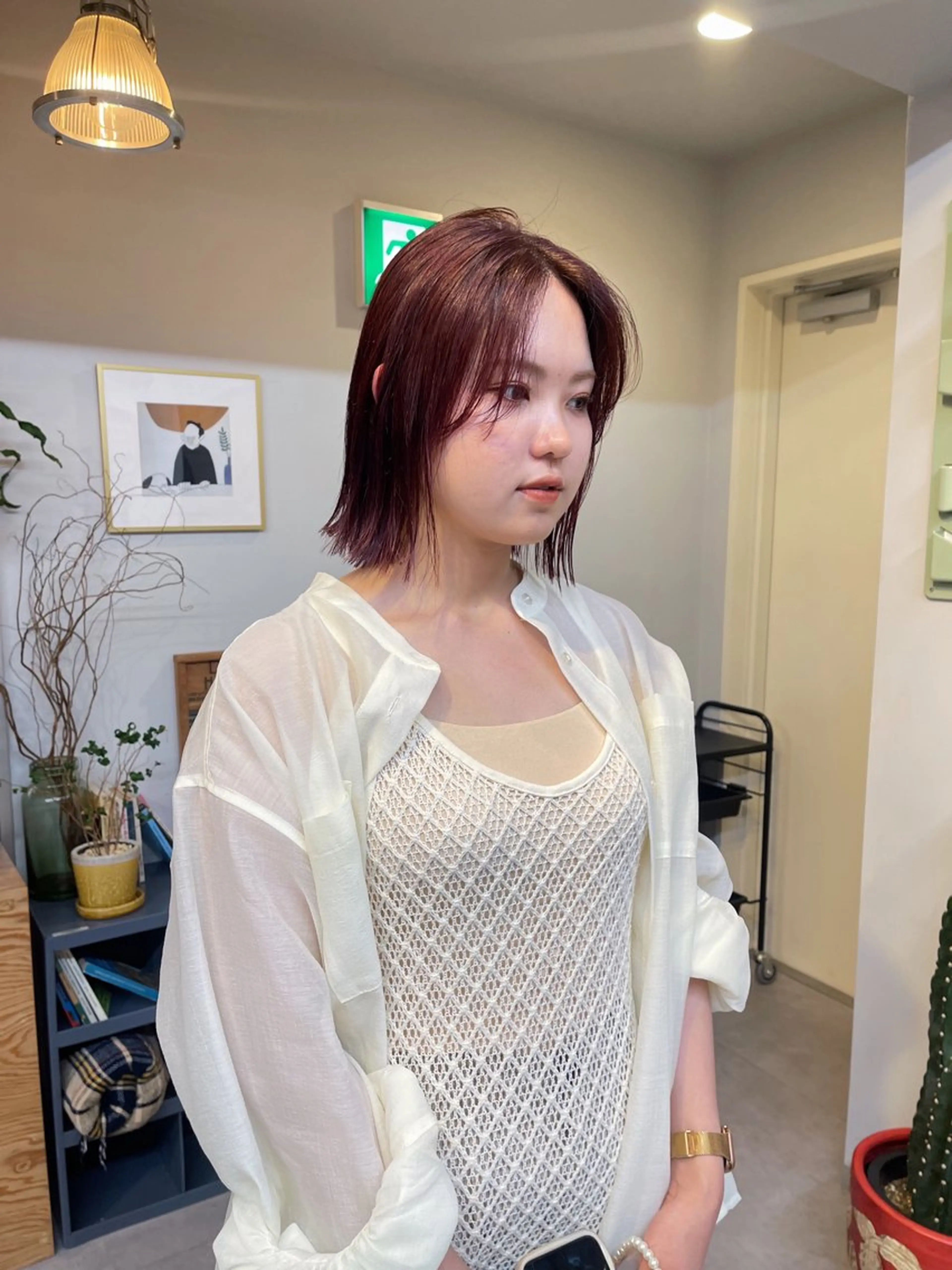 ショート カラー ボブ 外ハネヘア カット ヘアカラー トリートメント 丁寧なカウンセリング 🌿KENTA🌿のヘアスタイル