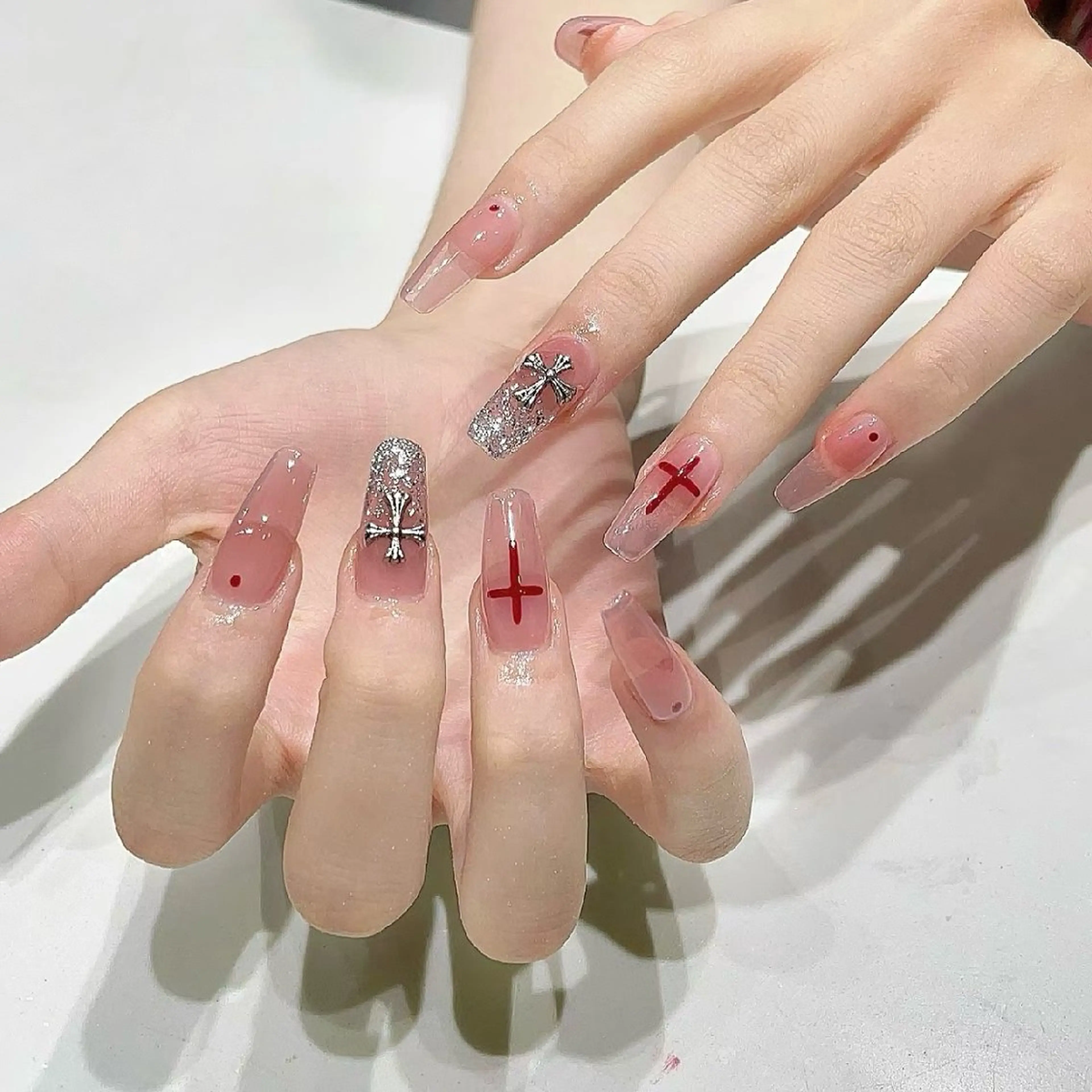 ネイル ハンドネイル By moonネイル 🌷ワンホン/韓国風のネイルデザイン