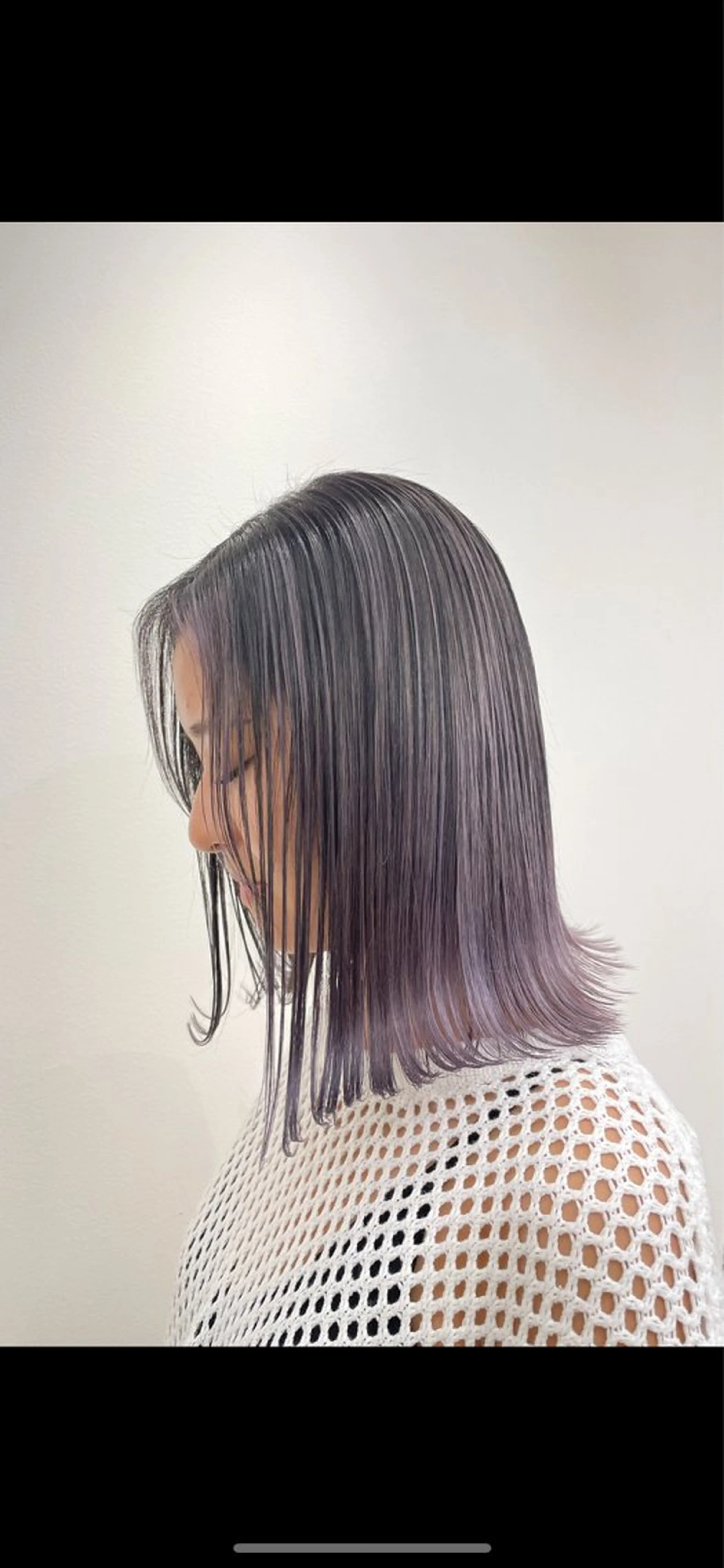 ショート カラー ラベンダーカラー ブリーチ👩‍🦳/ ‪✂︎MANAMIのヘアスタイル