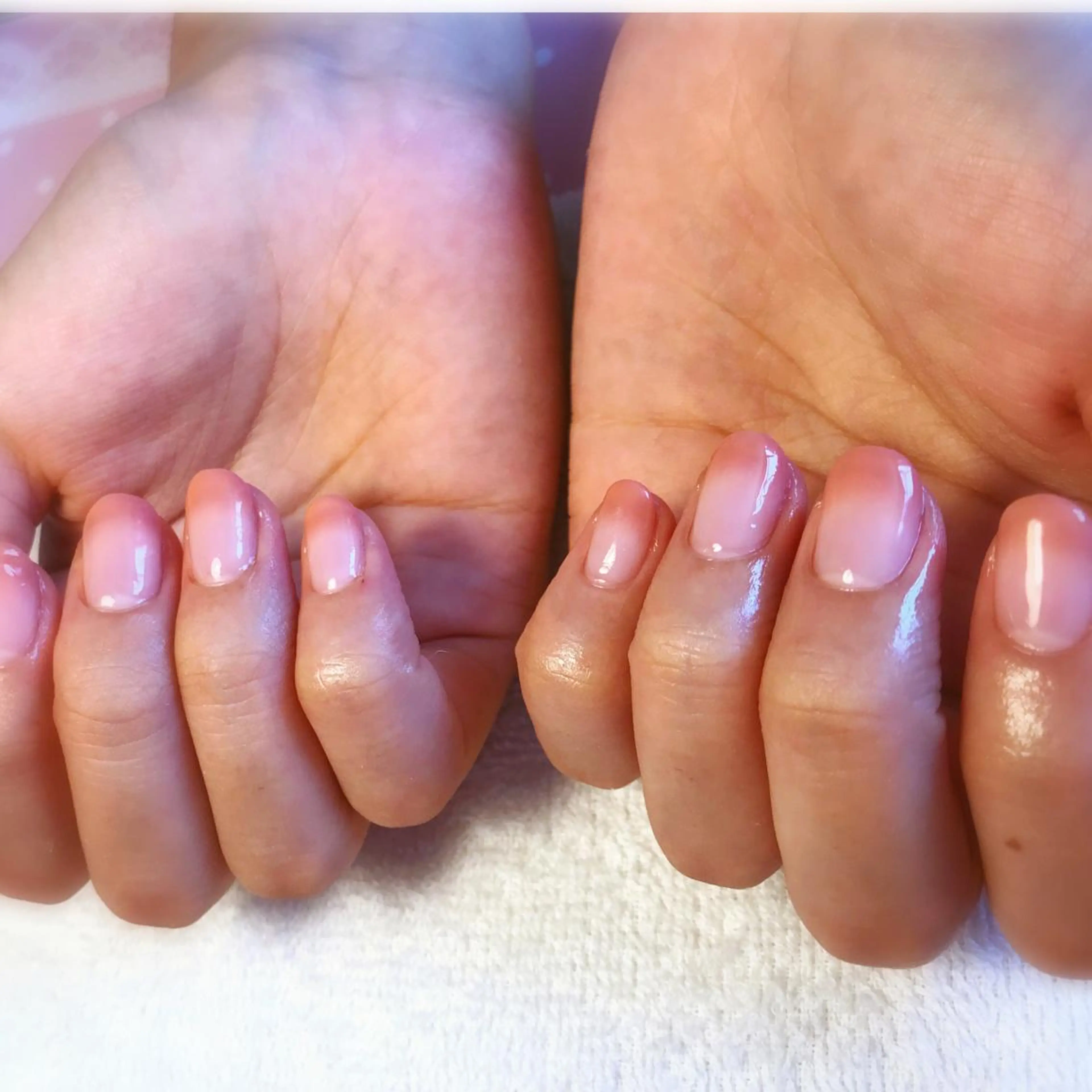 ネイル グラデーション オレンジ Era nailのネイルデザイン