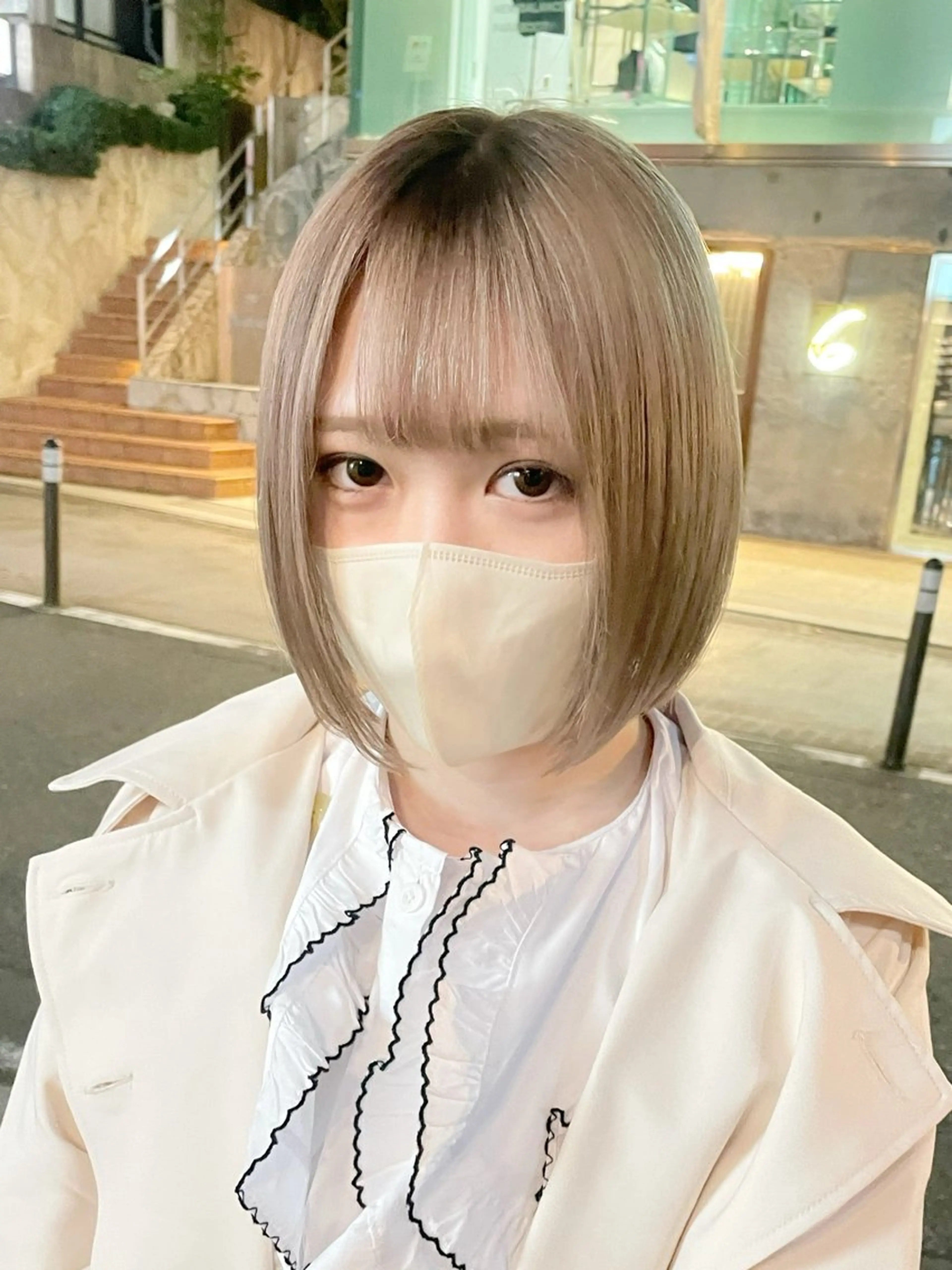 ショート カラー ヘアカラー トリートメント ヘアセット 柔らかカラー/ レイヤーYUTO🧋のヘアスタイル