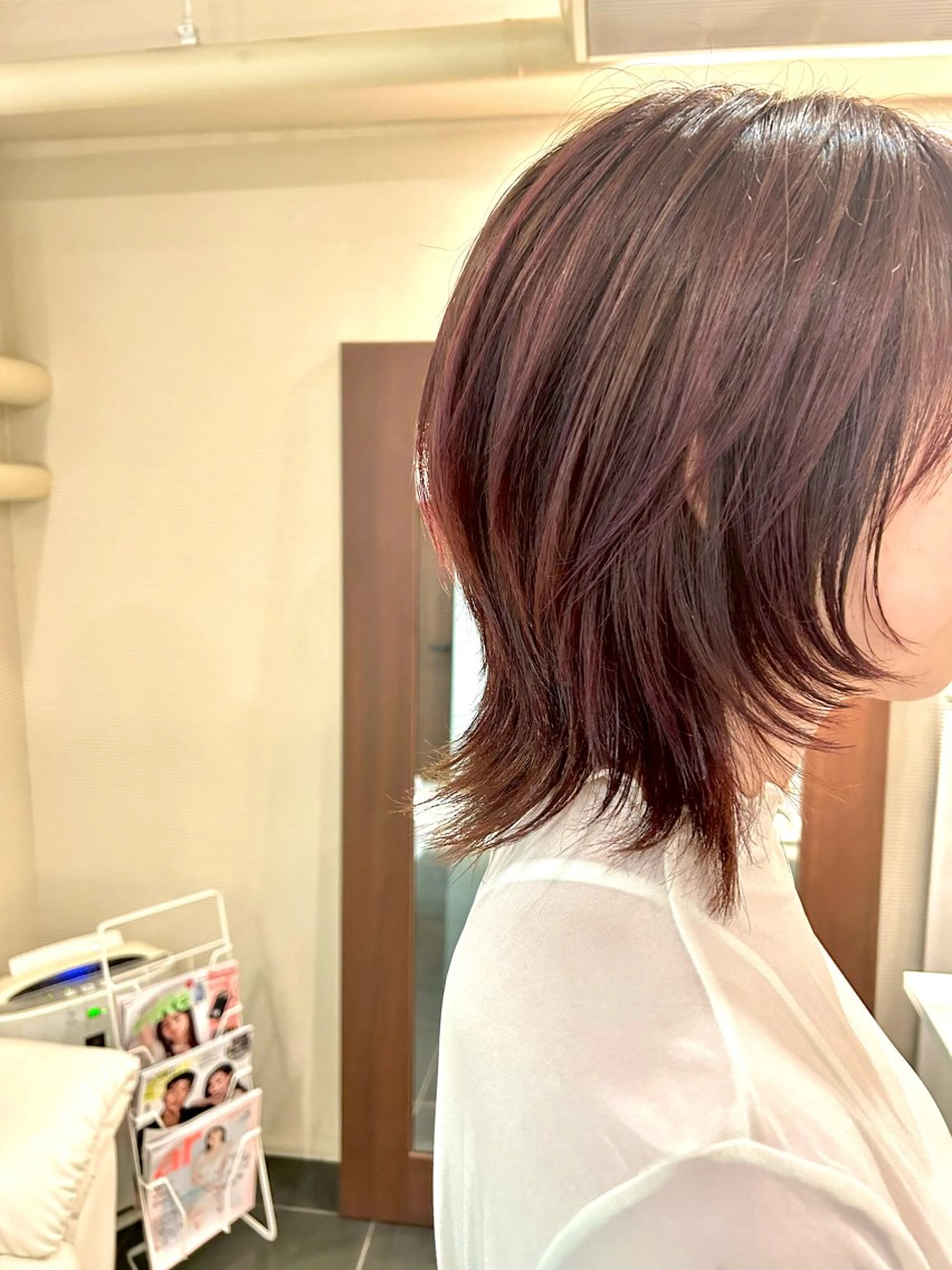 ミディアム カラー 似合わせカット ウルフカット カット ヘアカラー トリートメント チーフデザイナー 若林　麻衣のヘアスタイル