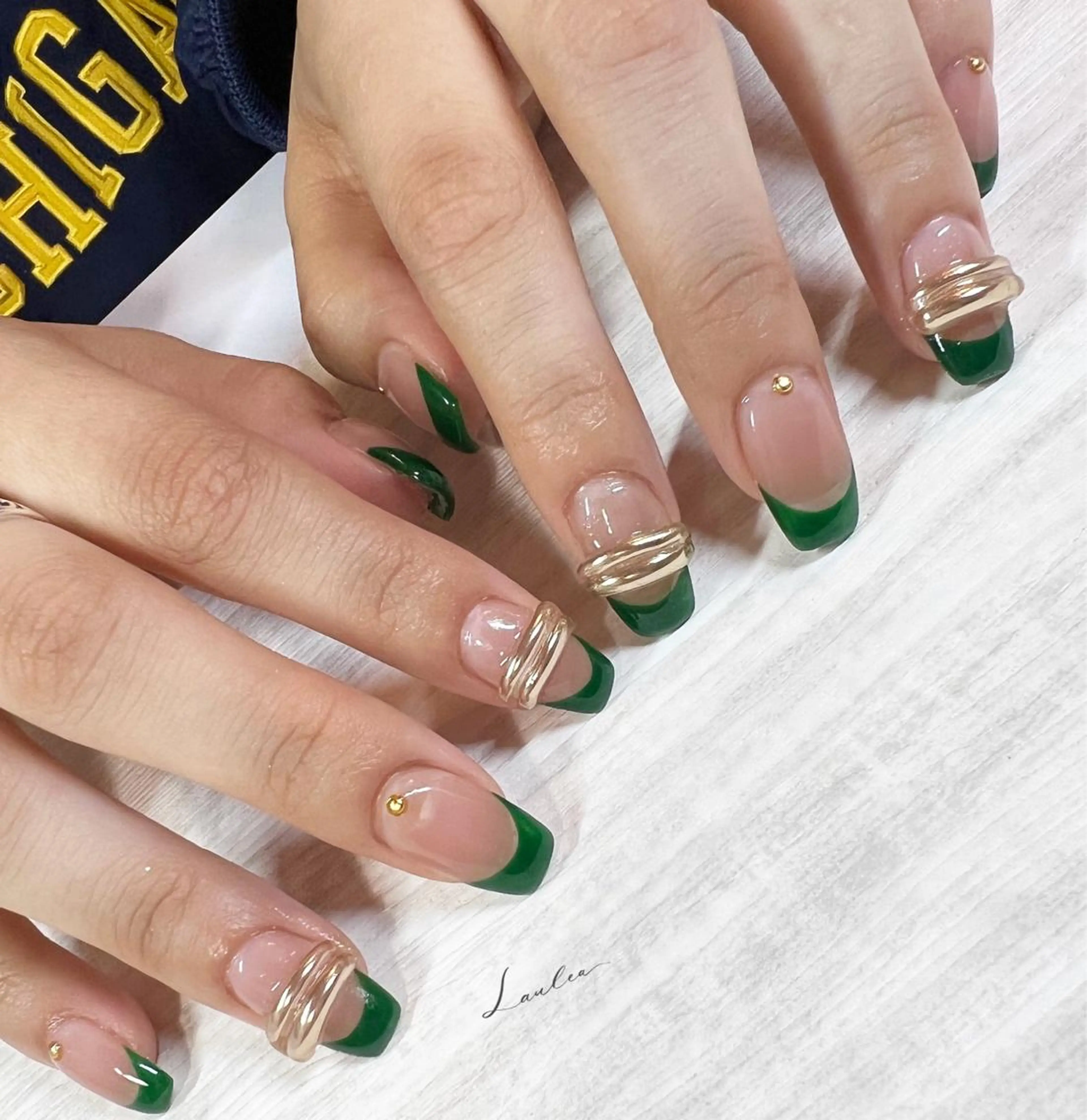 ネイル フットネイル 韓国ネイル ハンドネイル nail salon Lauleaのネイルデザイン
