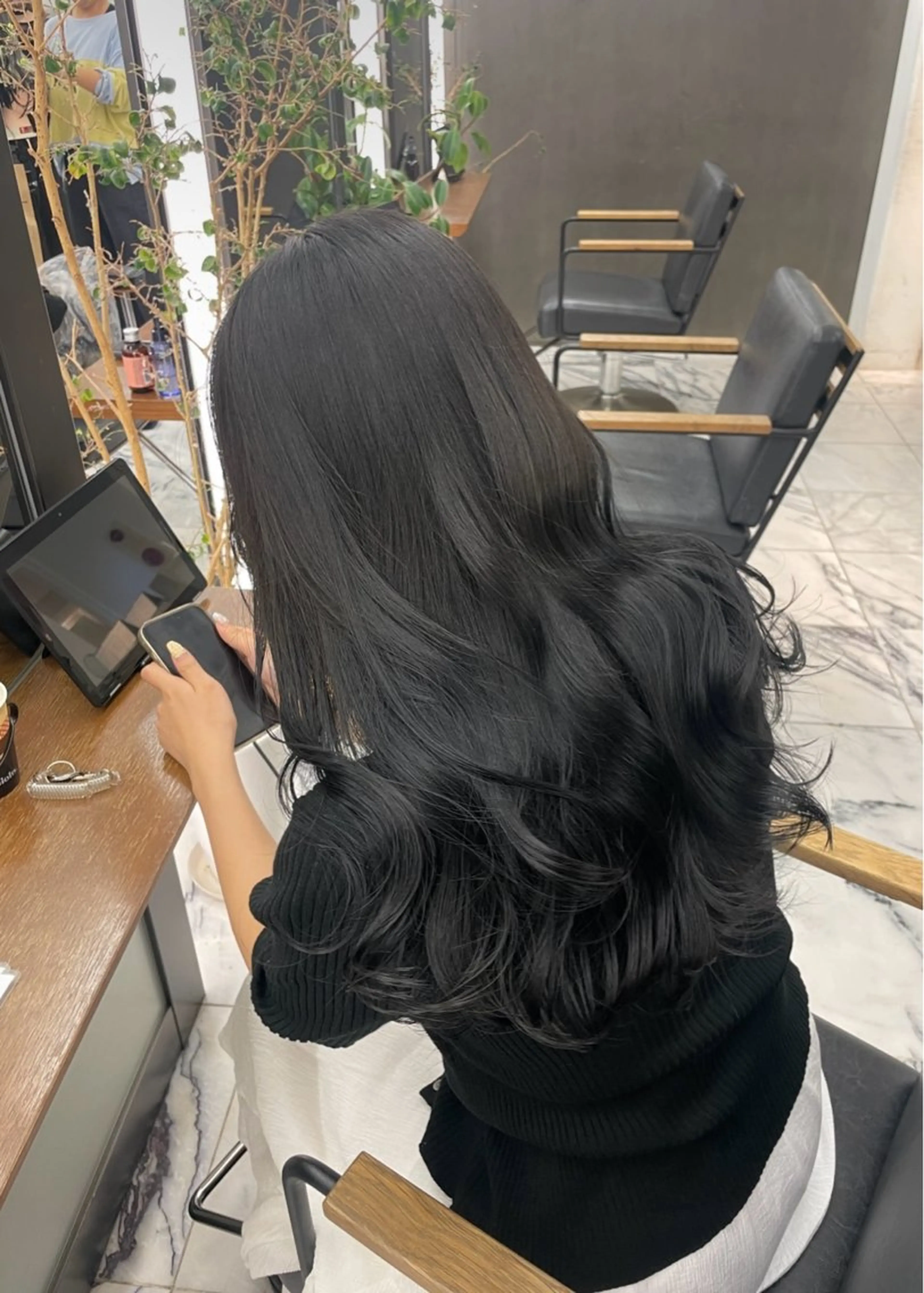 ロング 🎨透明感カラー/ ハイライト/近藤怜那のヘアスタイル