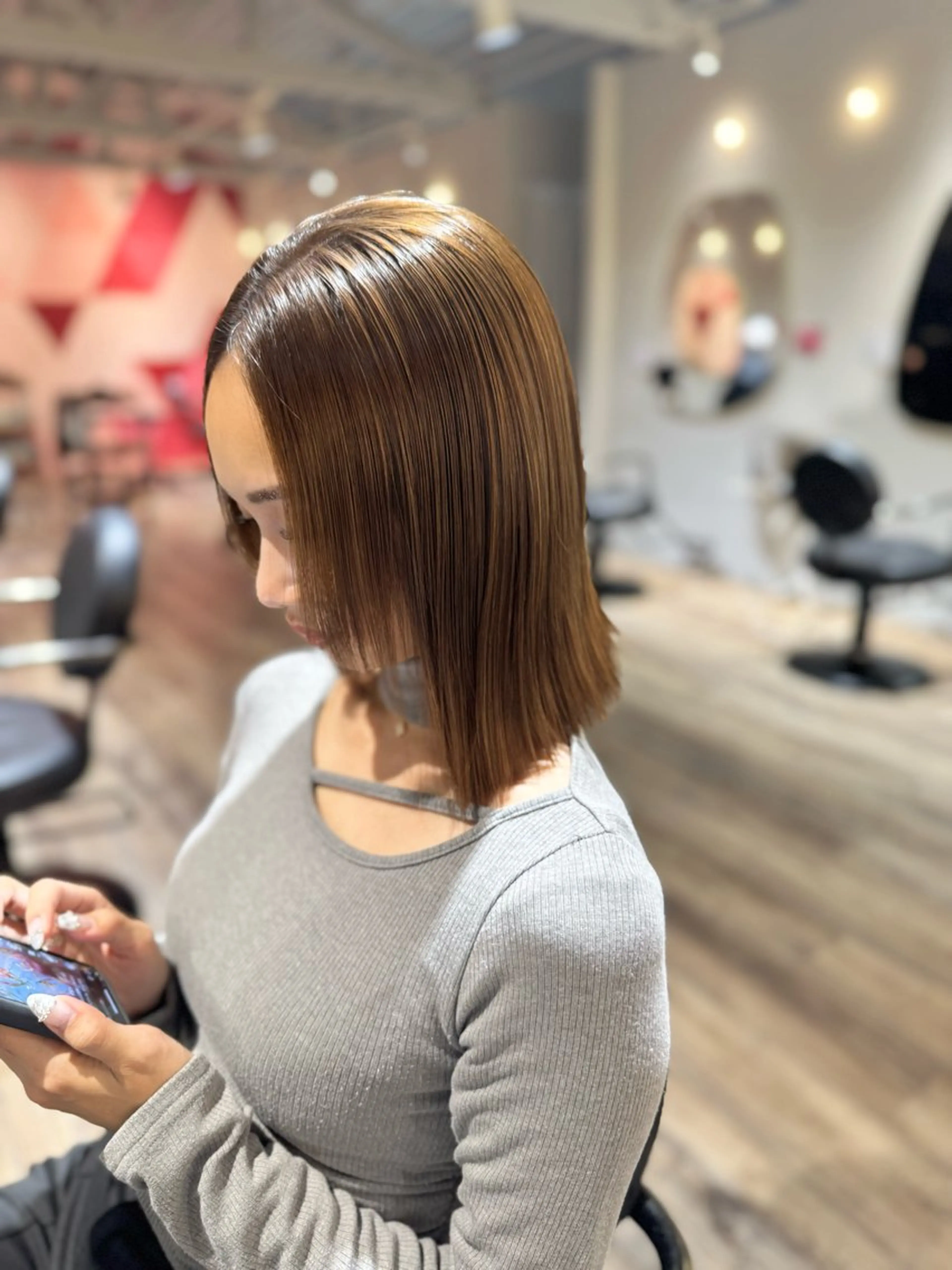 ミディアム 【天満1艶髪】潤艶/ 髪質改善🌹釣本竜哉のヘアスタイル