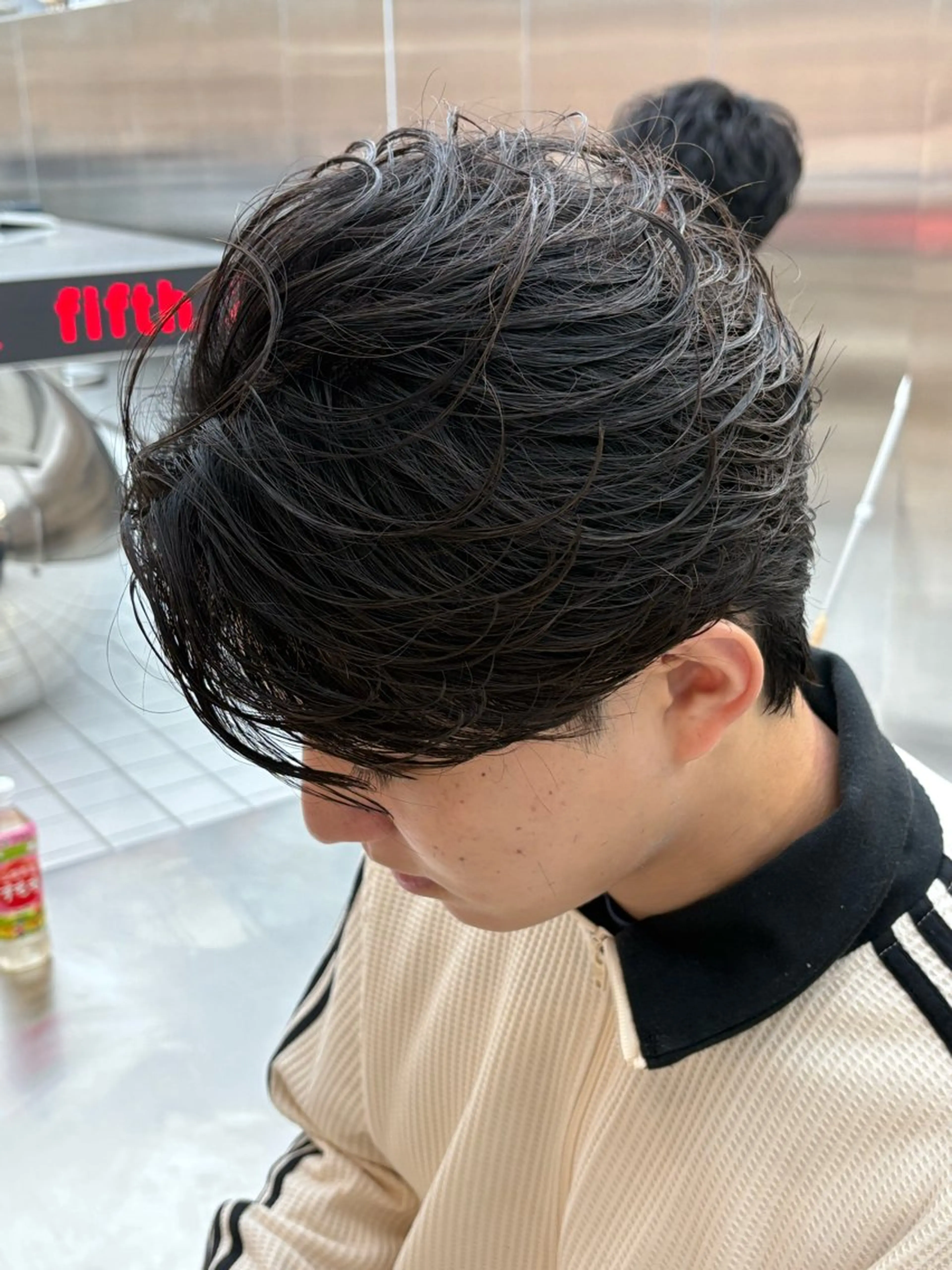 パーマ メンズ カット パーマ fifth 武正 琉生のヘアスタイル
