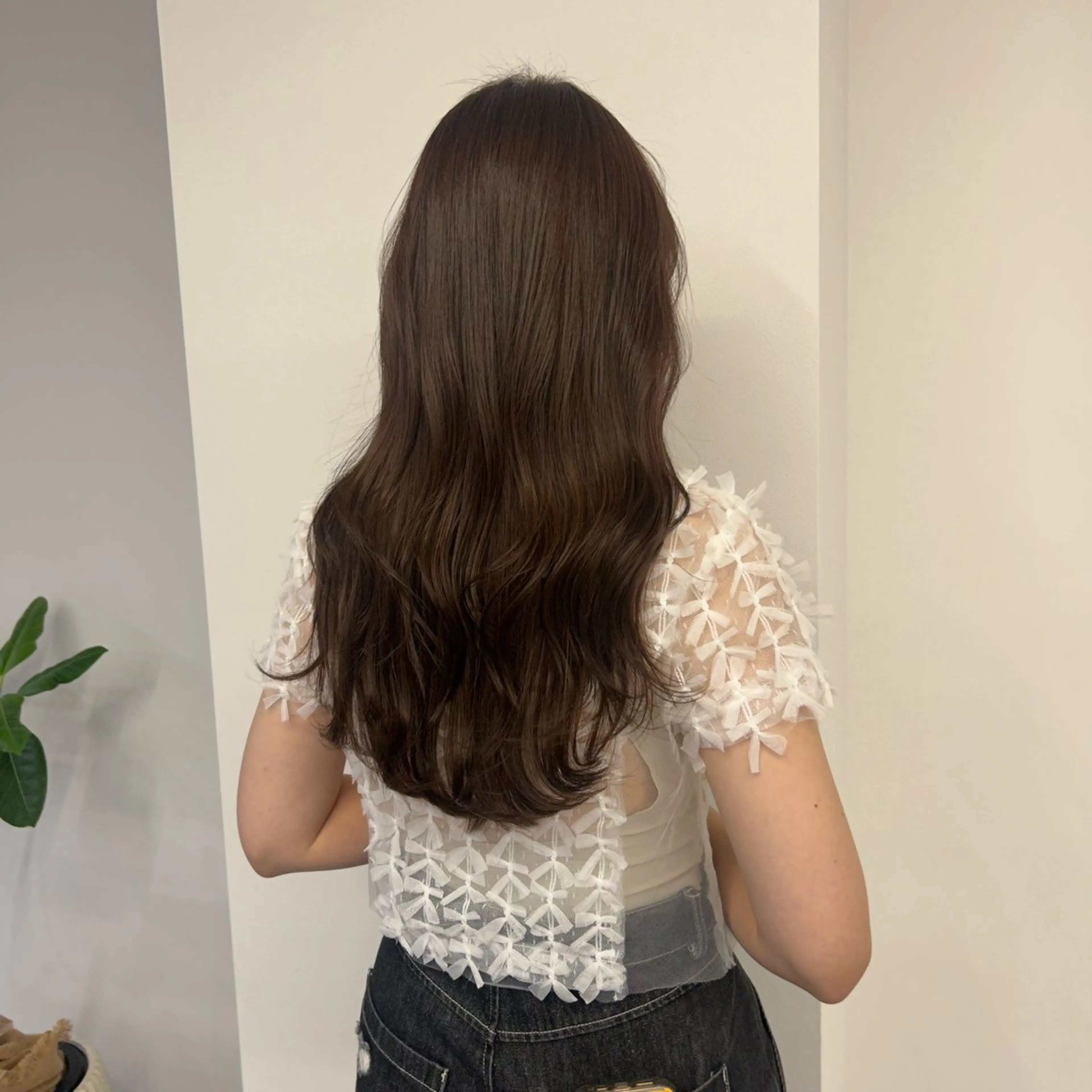 ロング レイヤーカット カット ヘアカラー 髪質改善/艶カラー /透明感/石田桃子のヘアスタイル