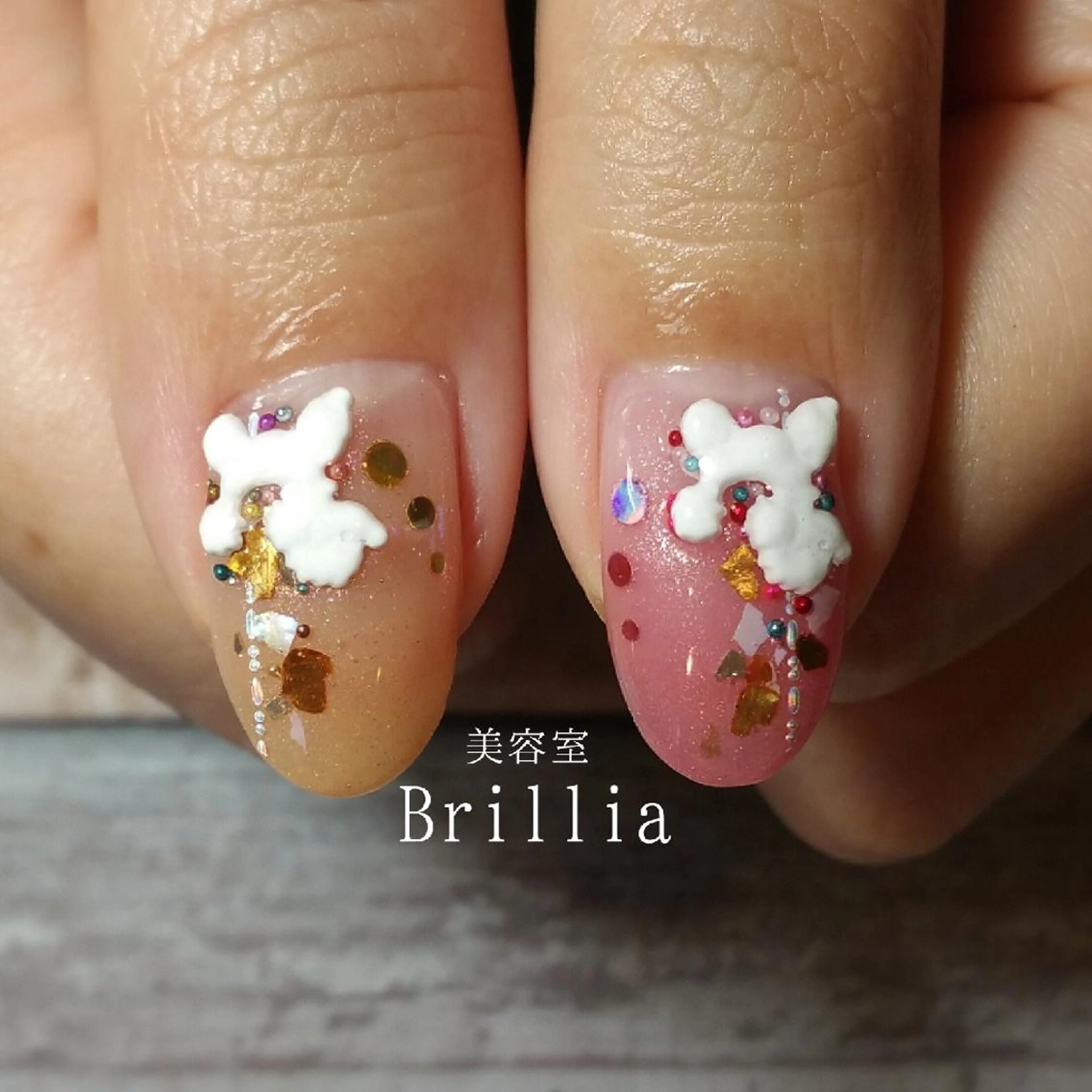 ネイル ハンドネイル 柴田 彩のネイルデザイン