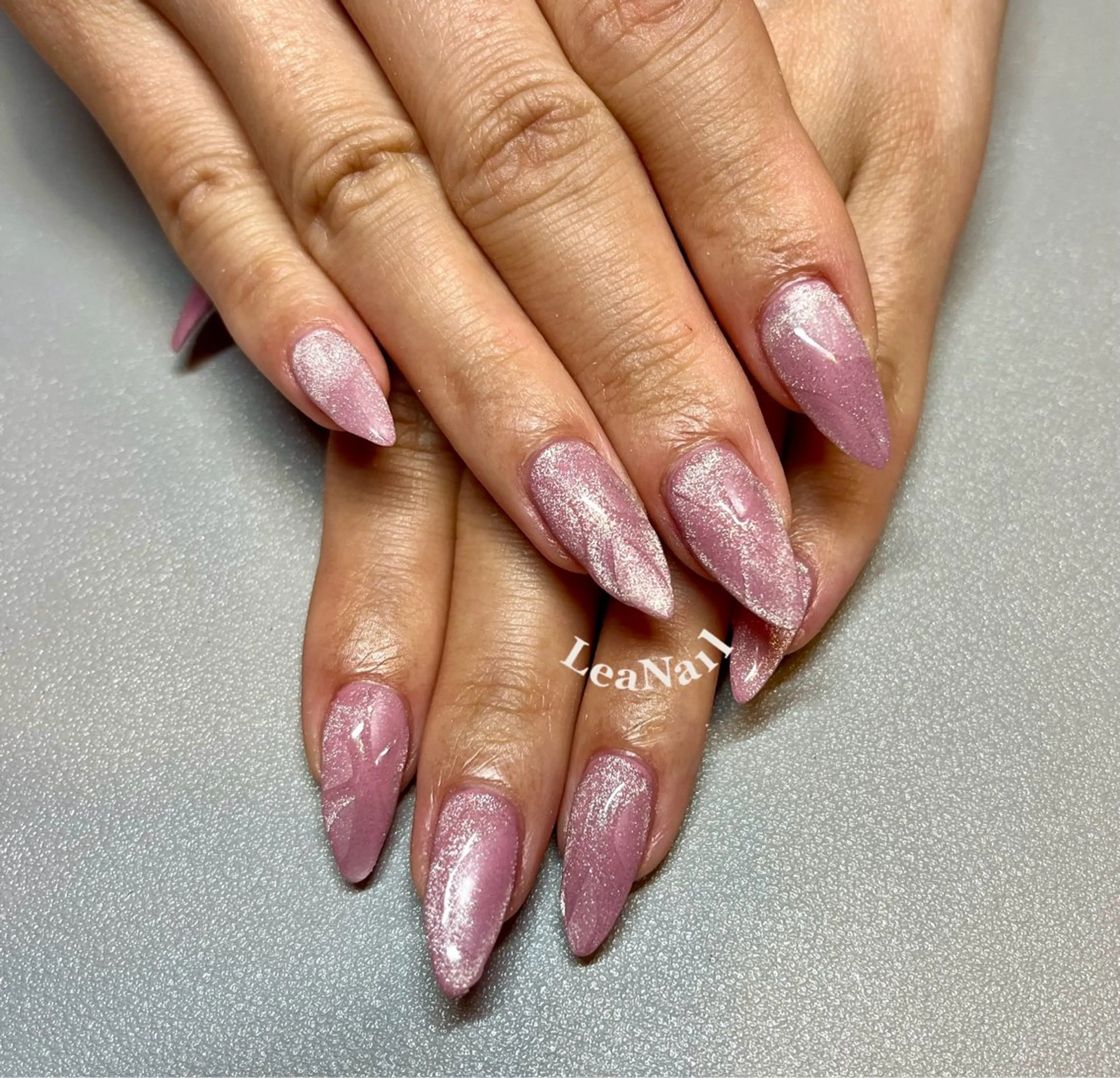 ネイル クリアネイル マグネットネイル マットネイル 持ち込み Lea Nailのネイルデザイン