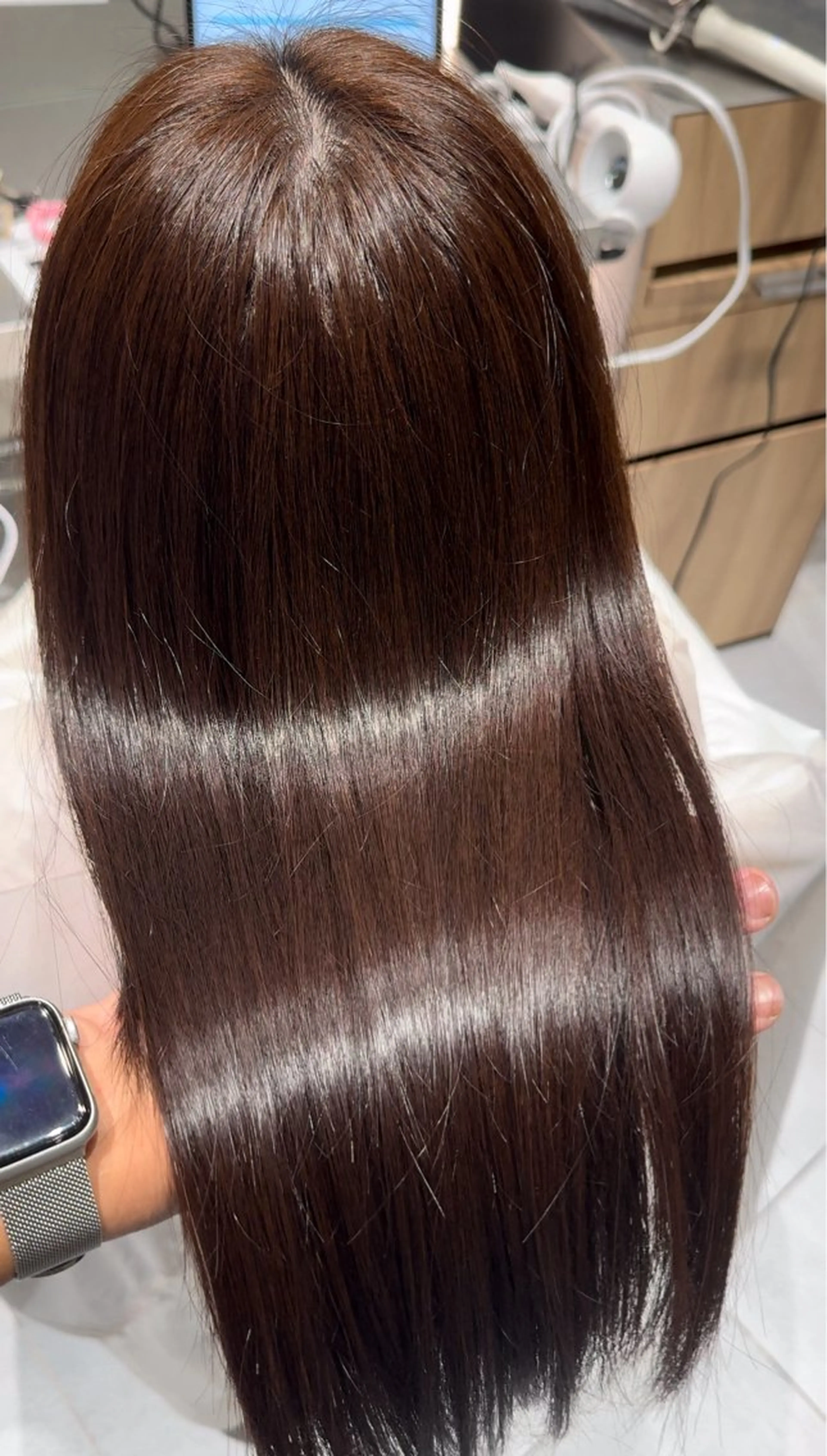 セミロング 菊地 純哉のヘアスタイル