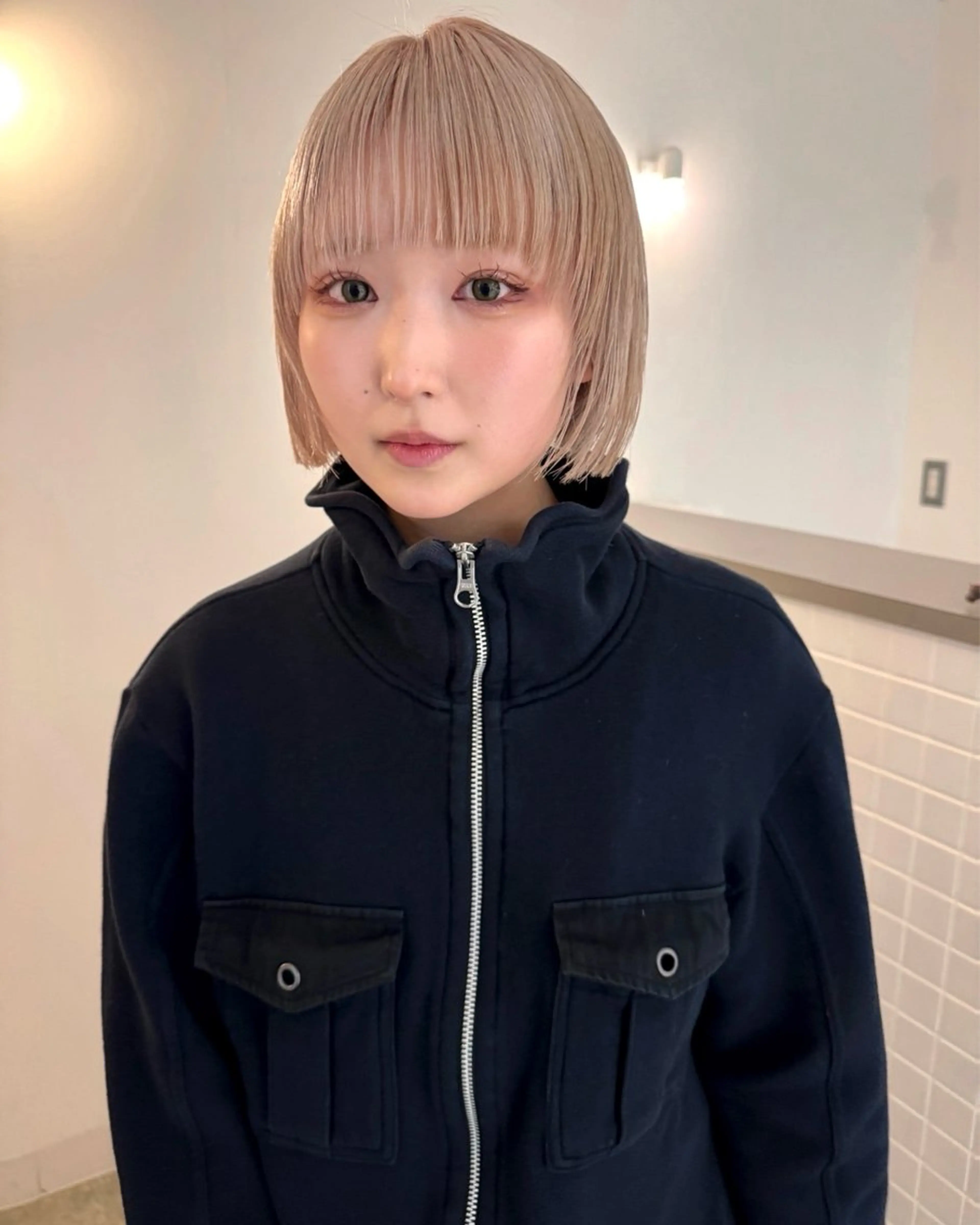 ショート カラー カット ヘアカラー トリートメント Kaito🐶/ボブ /レイヤー/デザインのヘアスタイル