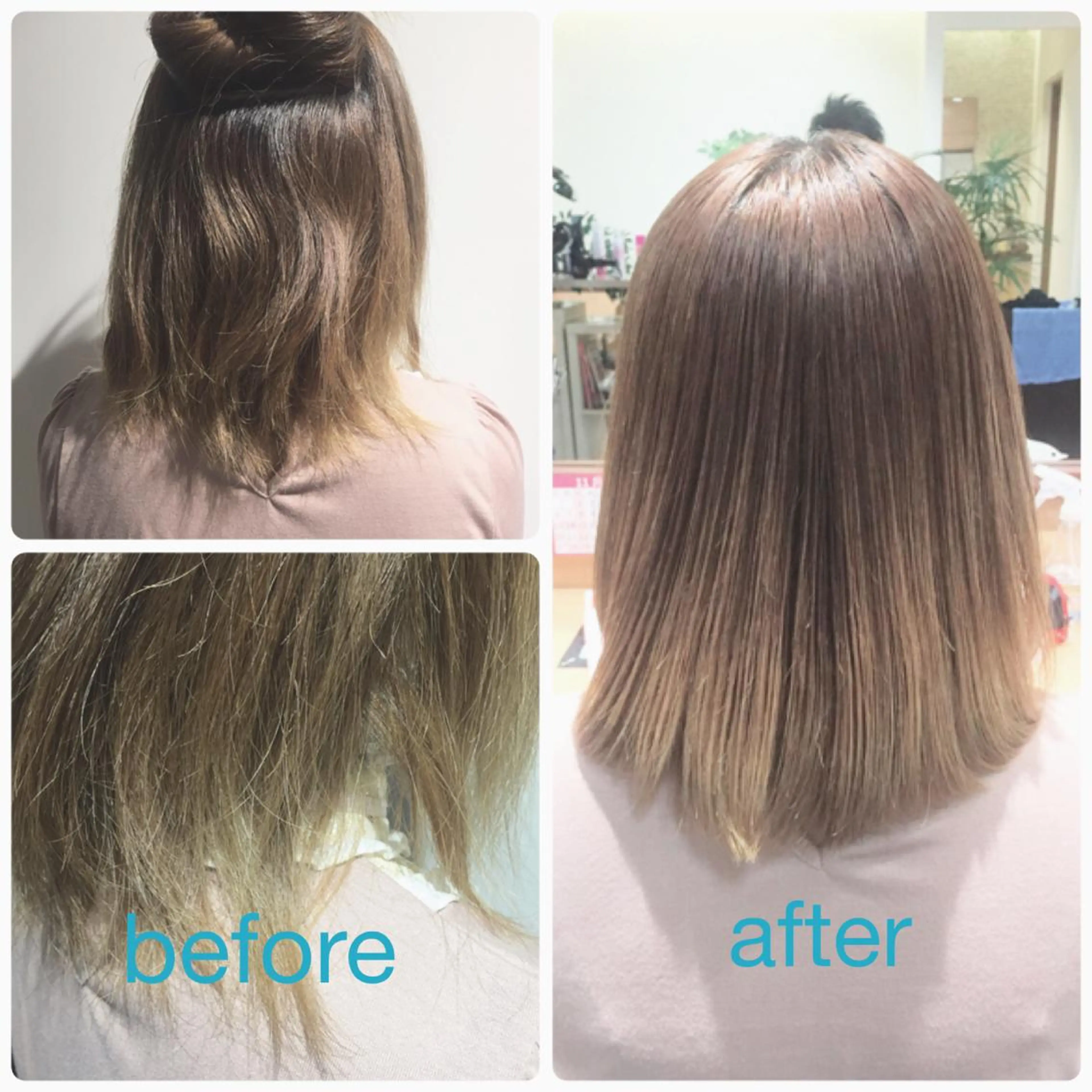 ミディアム セミロング ロング 縮毛矯正 courage所属・ASAMI アサミのヘアスタイル