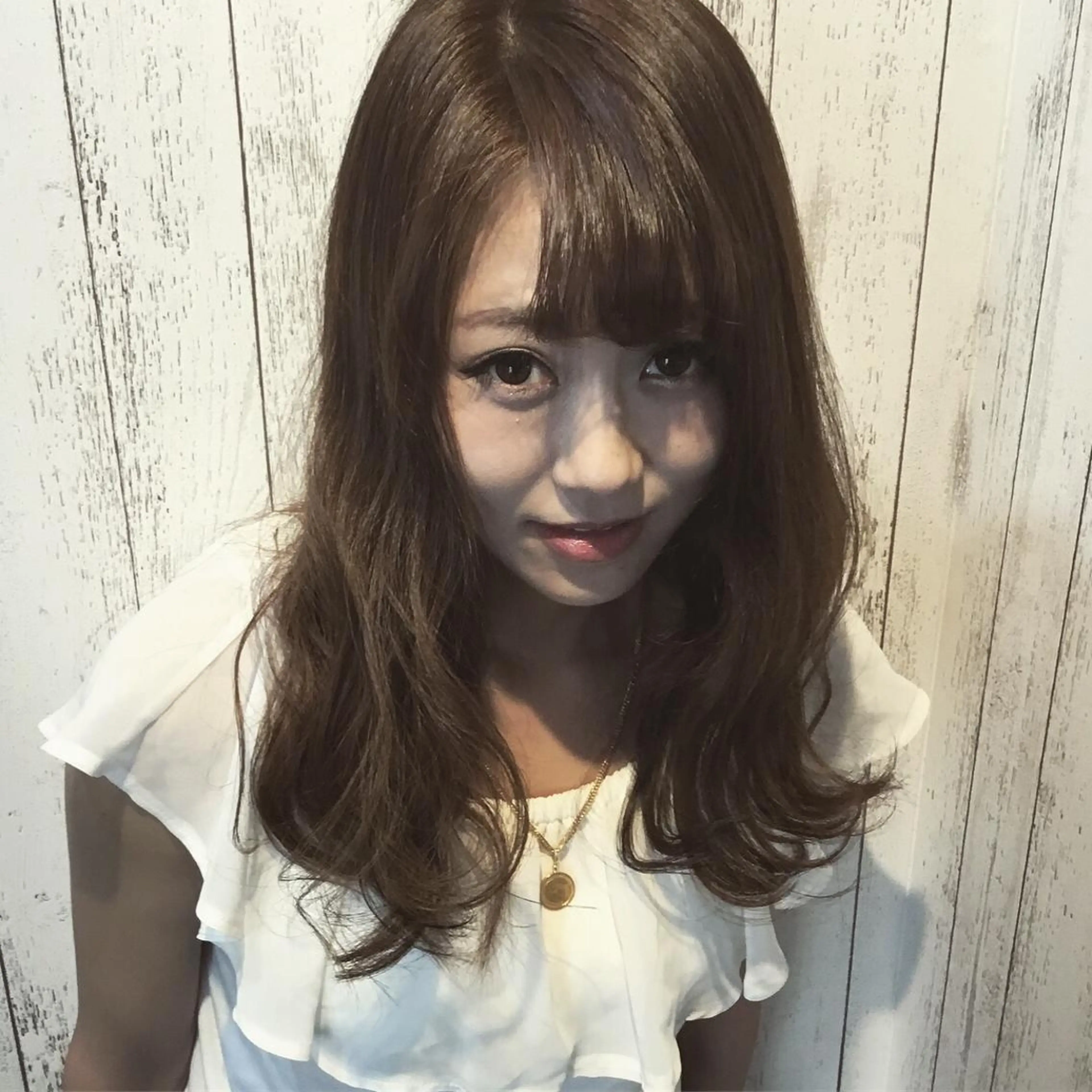 ロング カラー パーマ embrace エンブレイスのヘアスタイル