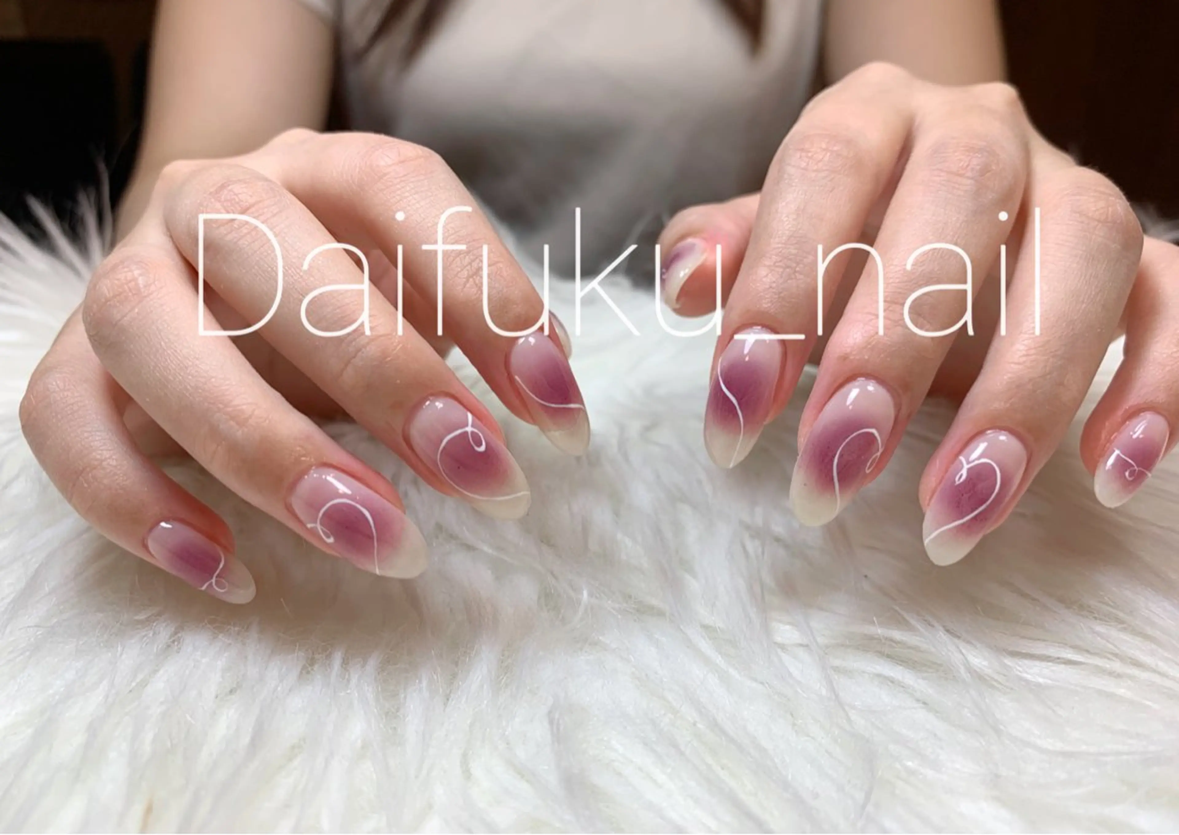 ミディアム ハンドネイル Daifuku nailsのネイルデザイン