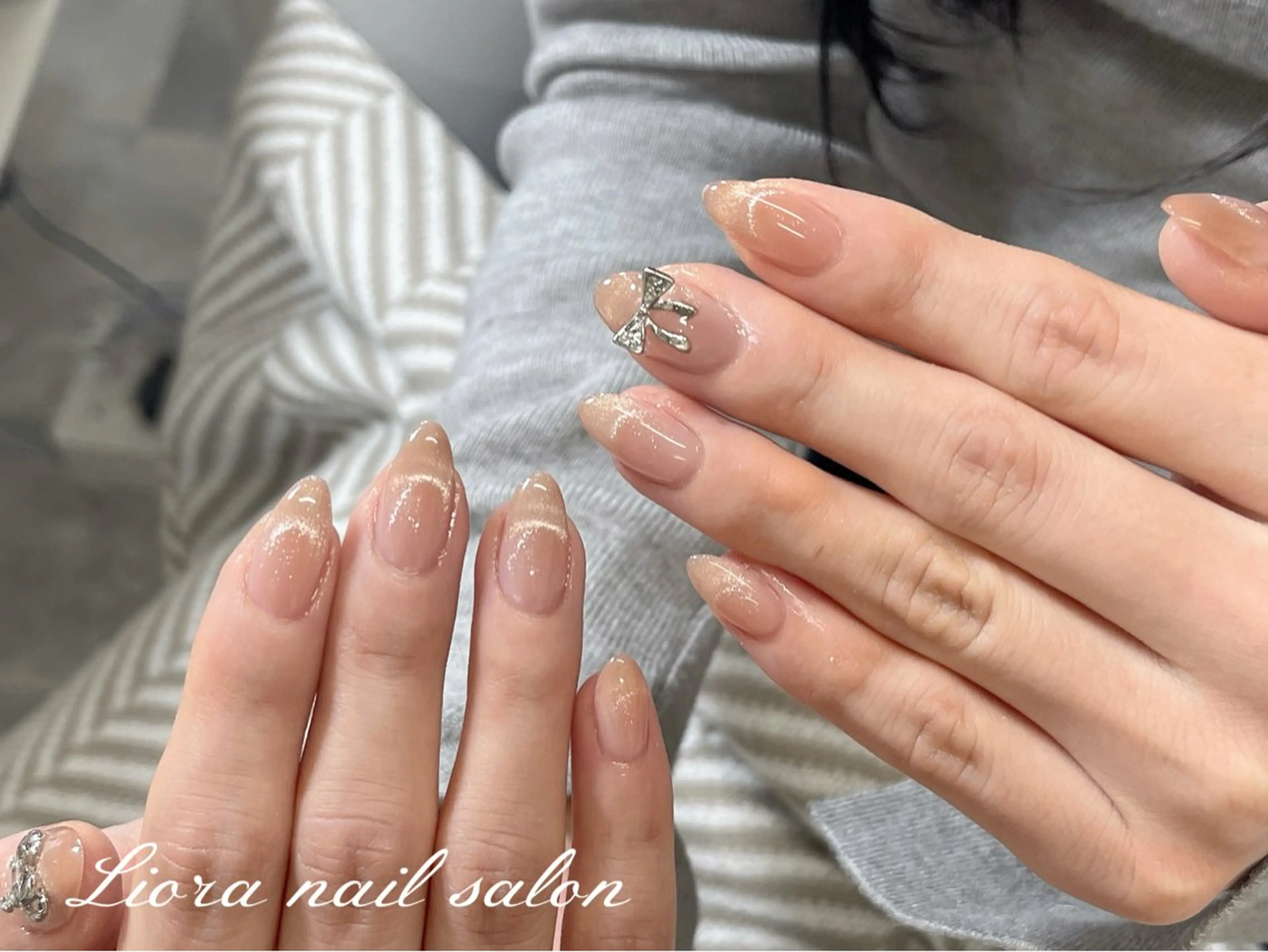 ネイル チークネイル フットネイル フレンチネイル ジェルネイル ガーリー ハンドネイル Liora nail スカルプ専門店のネイルデザイン