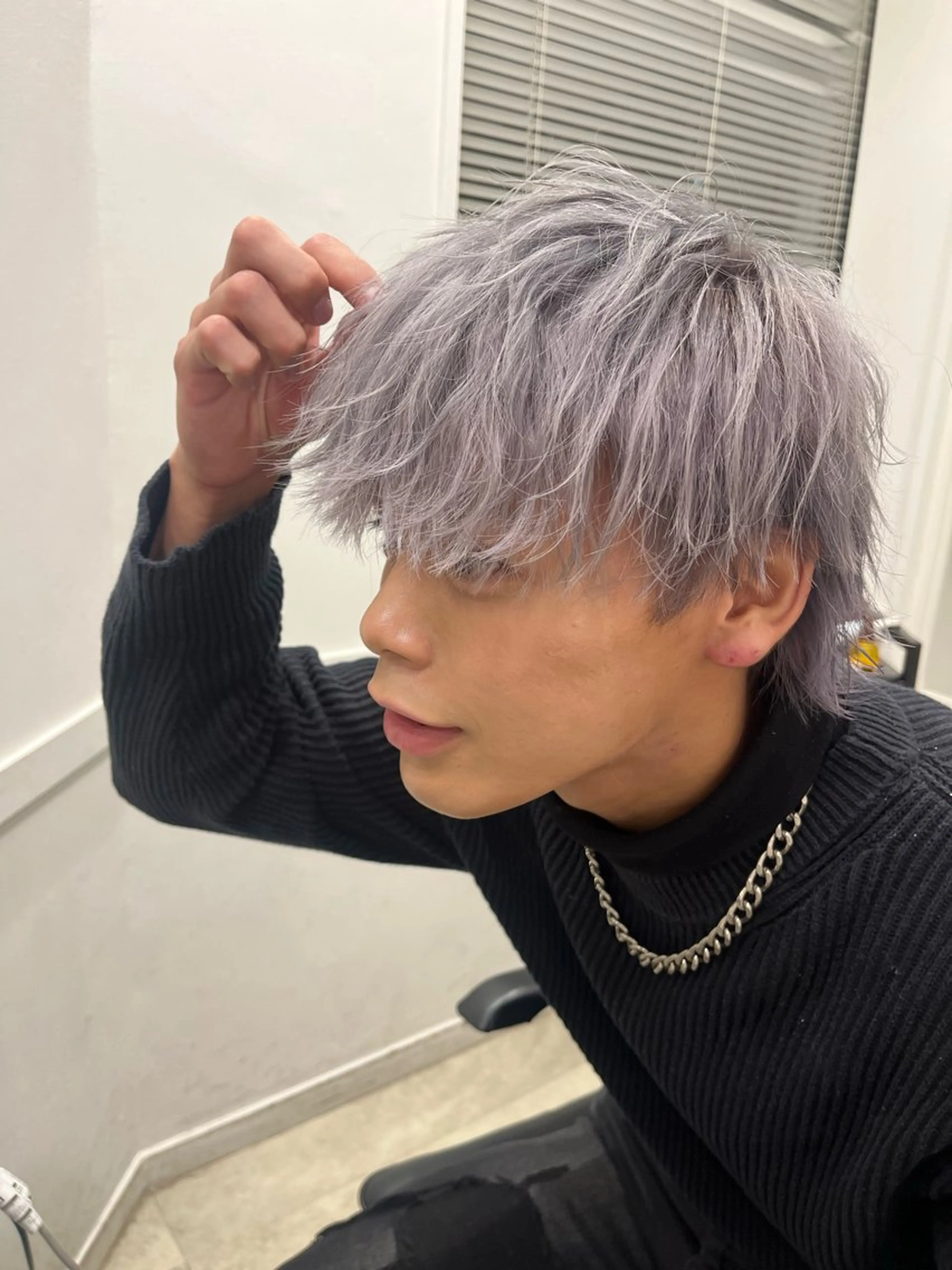 カラー メンズ メンズブリーチ ブリーチ 透明感カラー ダブルカラー 髪質改善 【ただの天才 🎨】のヘアスタイル