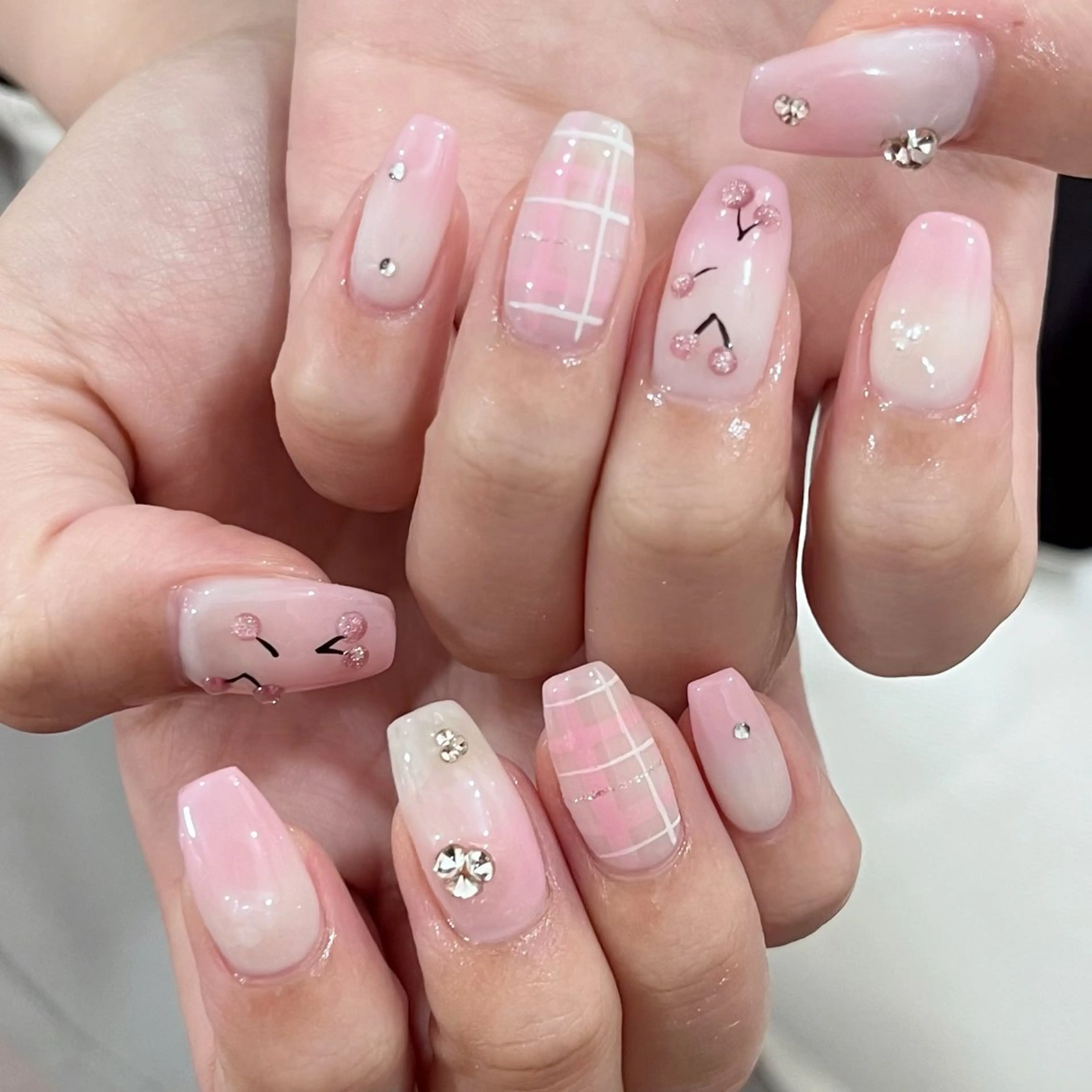 ネイル 韓国ネイル ワンホンネイル Kawaii _Nailのネイルデザイン