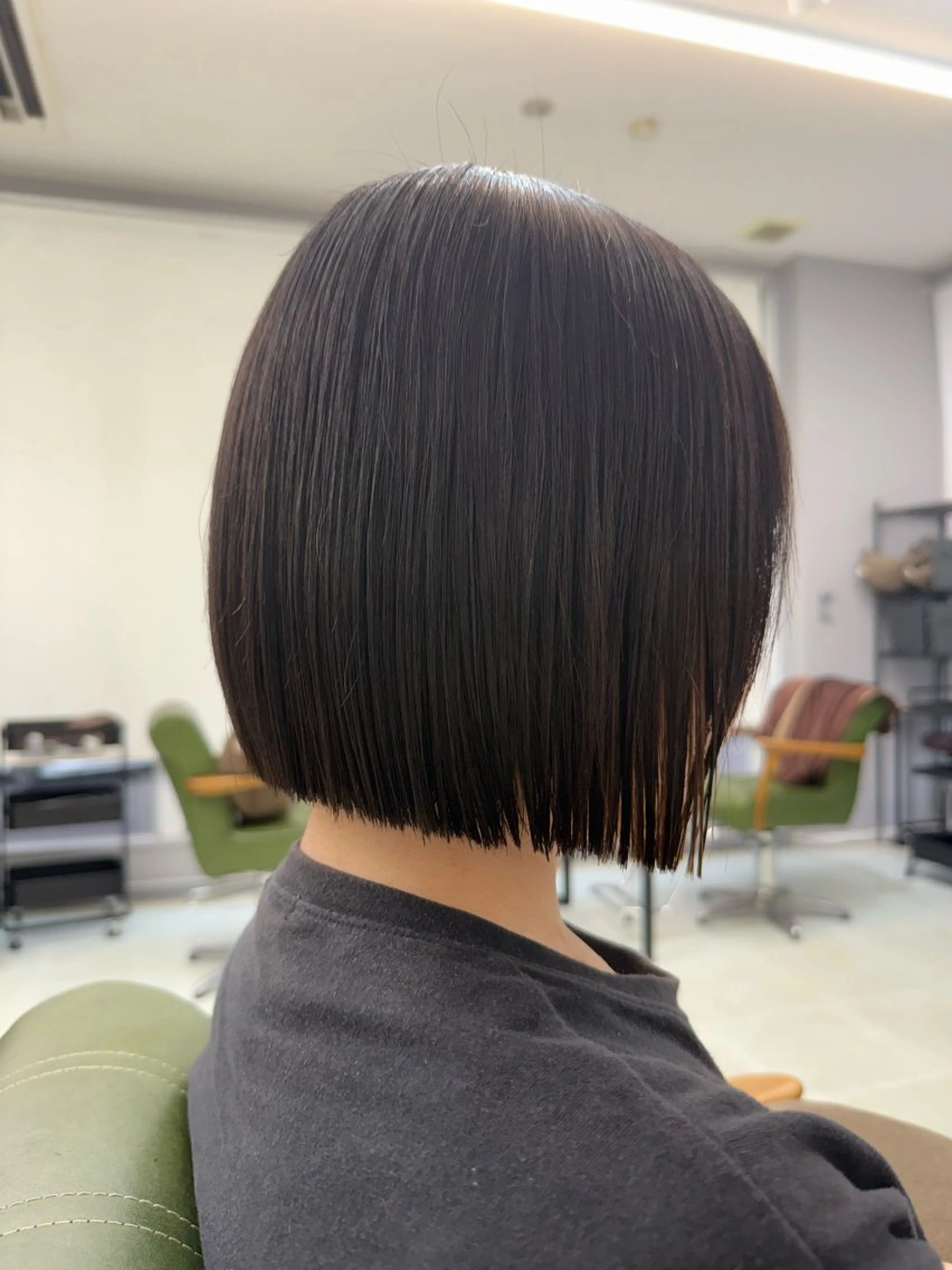 ショート ボブ カット ヘアカラー 川村 涼介のヘアスタイル