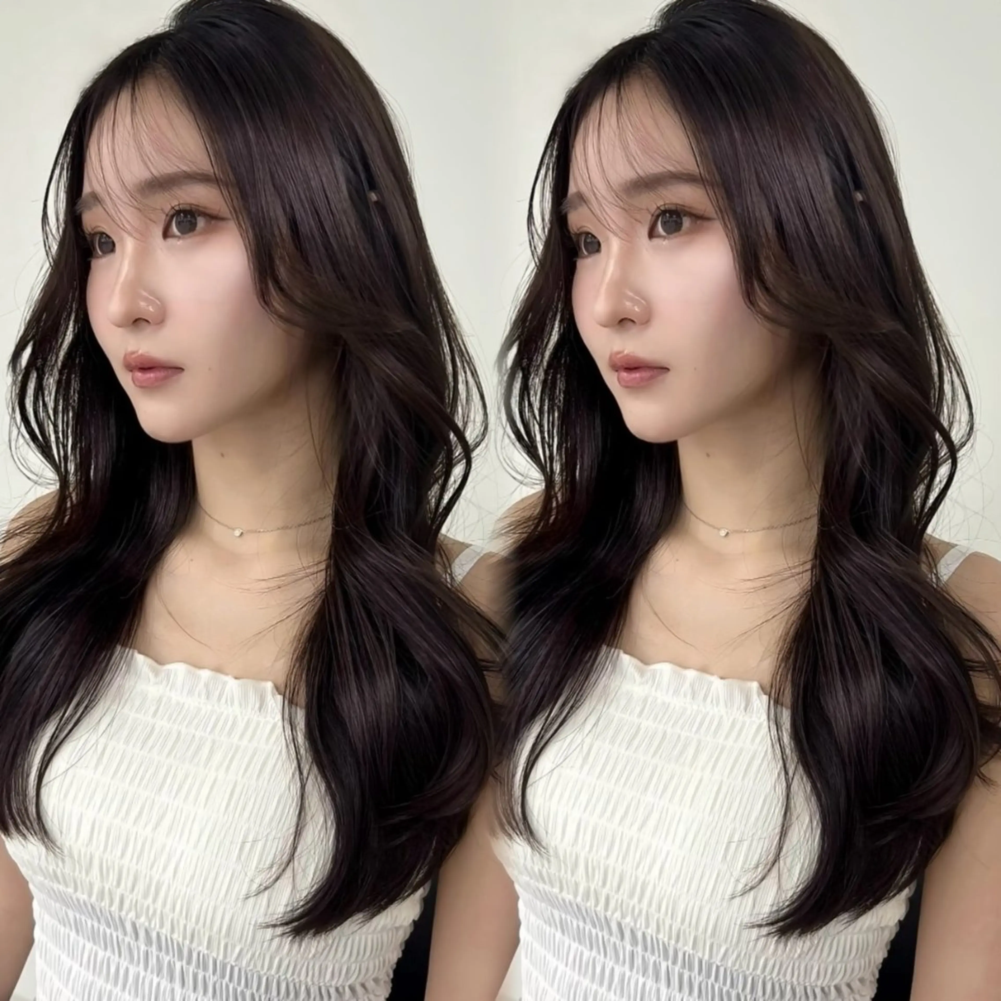 ロング カラー ブラウンカラー ダークブラウン レイヤーカット トリートメント 艶髪×盛れる顔まわり 🫧新宿/SHOKIのヘアスタイル